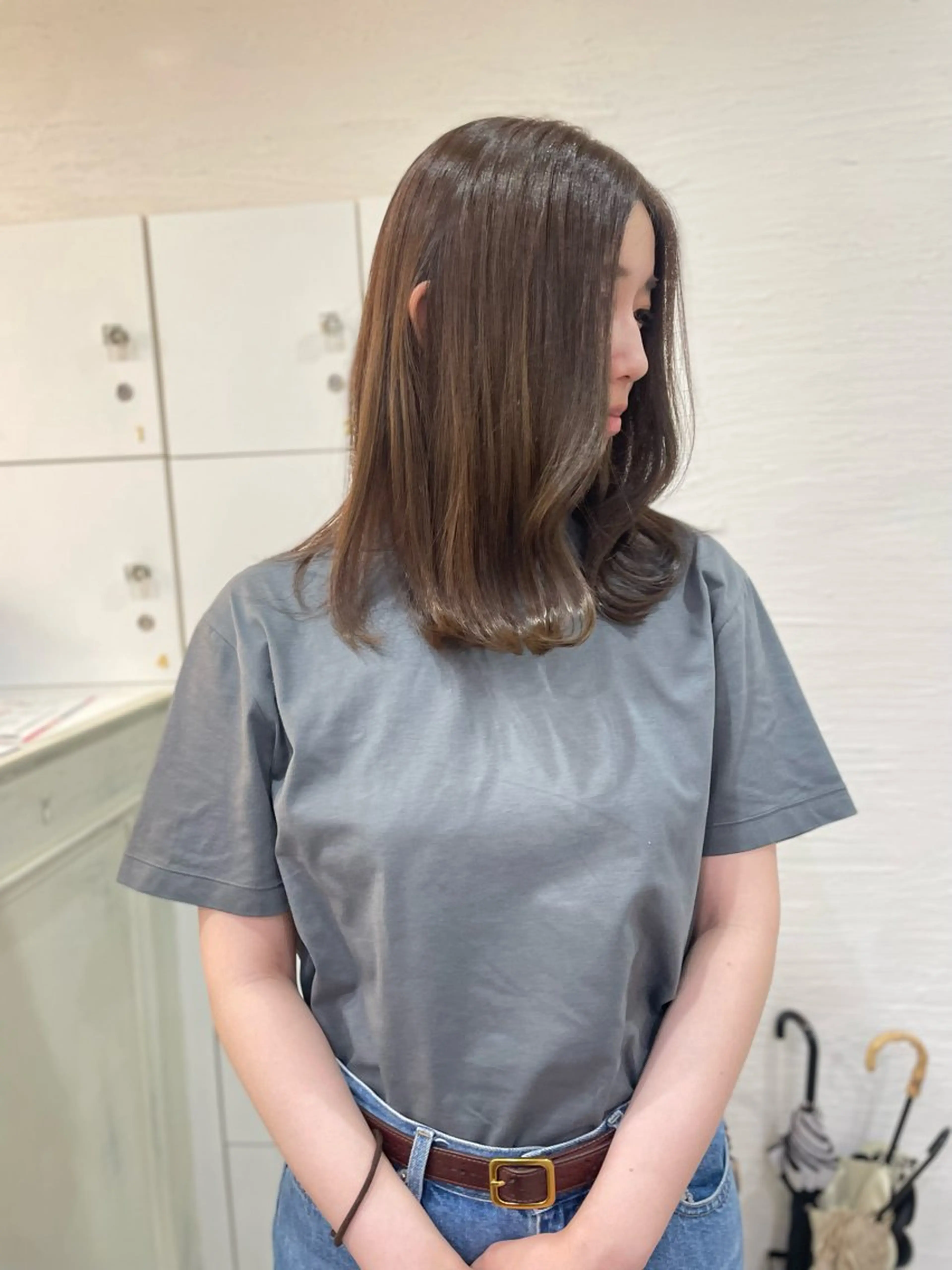 カラー 緑区/艶髪 🦋柿下のヘアスタイル