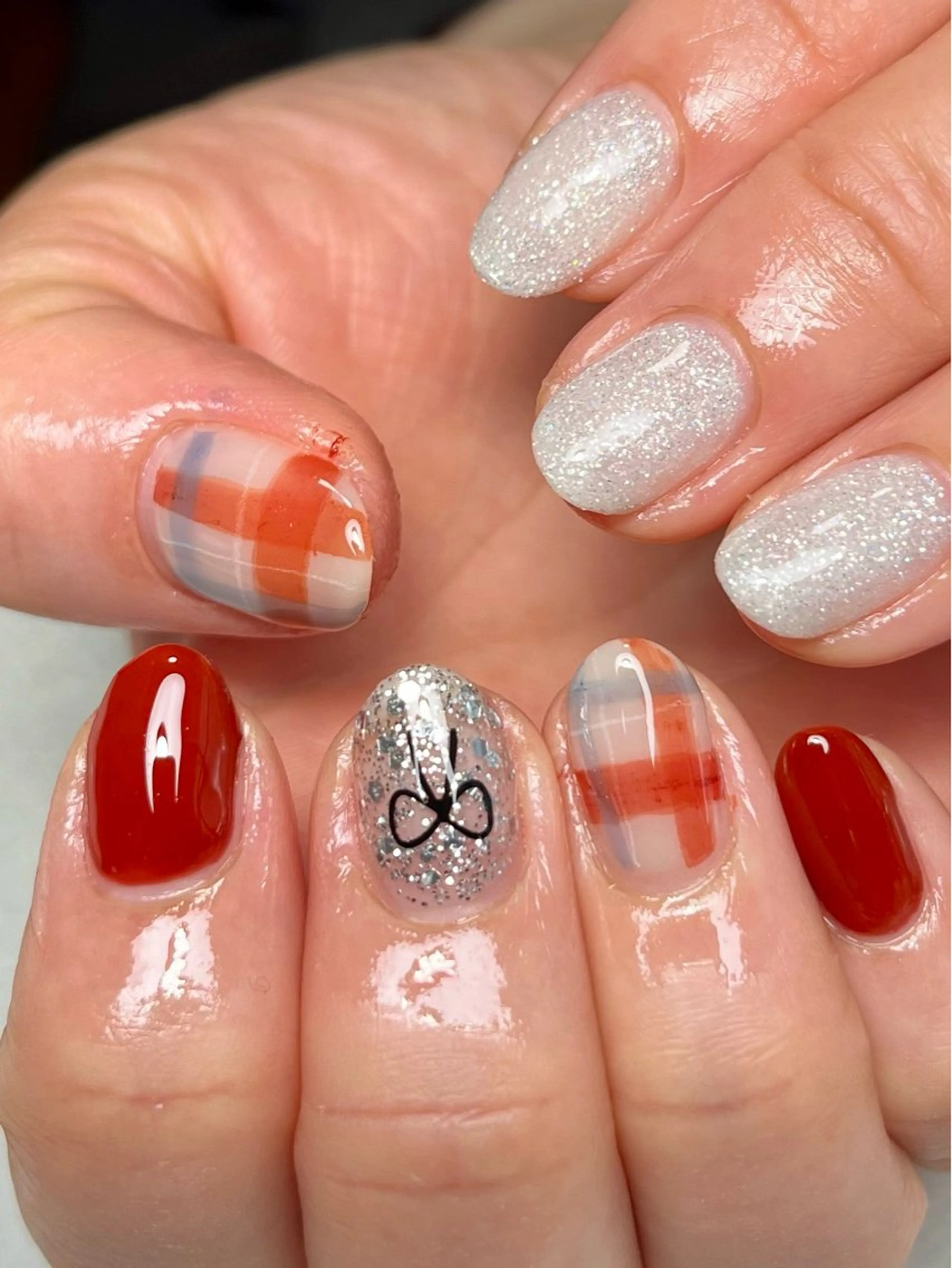 ネイル ハンドネイル tsumeya ゆるかわ手描きネイルのネイルデザイン