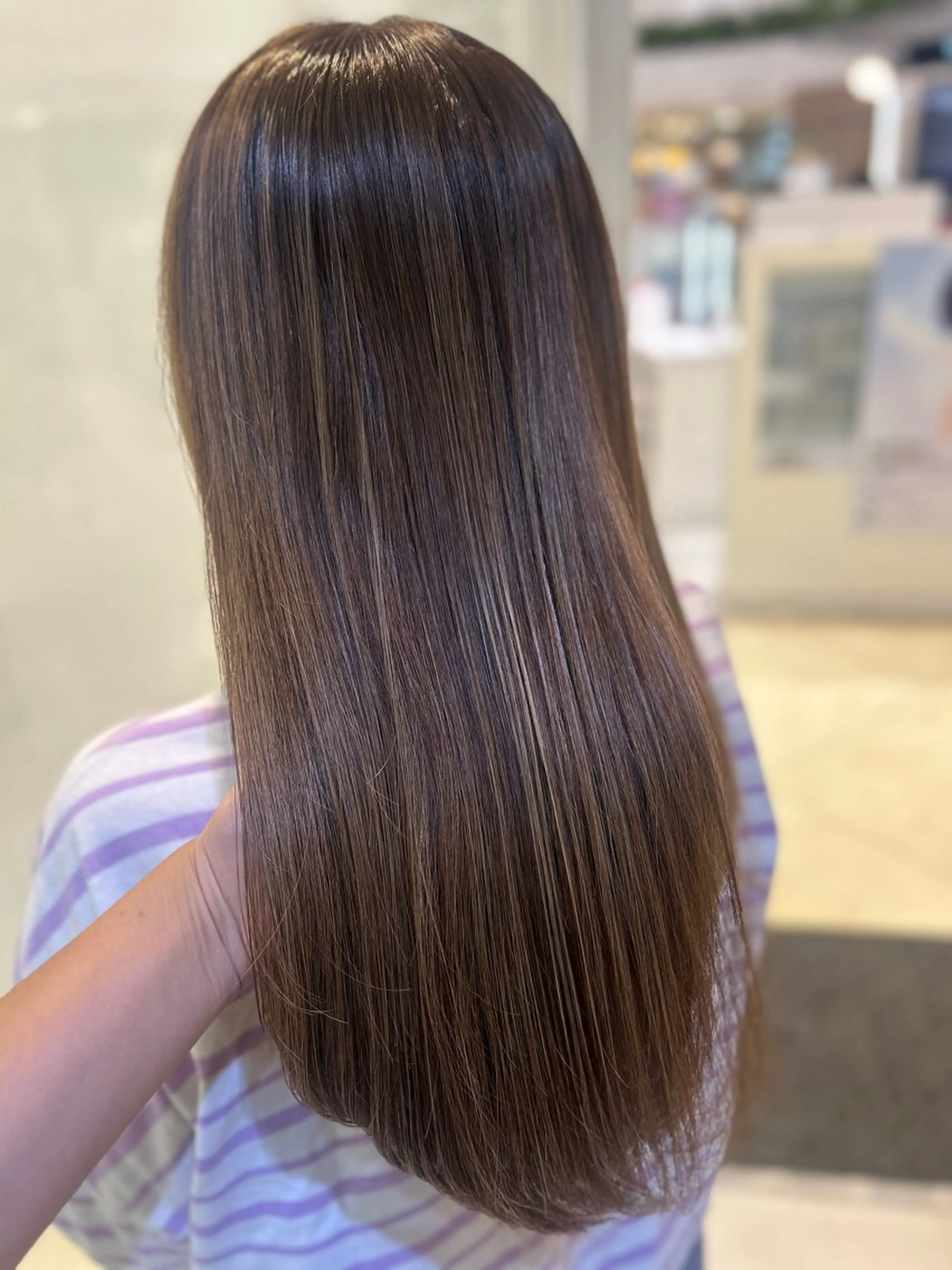 ロング カラー カット ヘアカラー トリートメント 縮毛矯正/髪質改善/ 艶髪ササキナツミのヘアスタイル