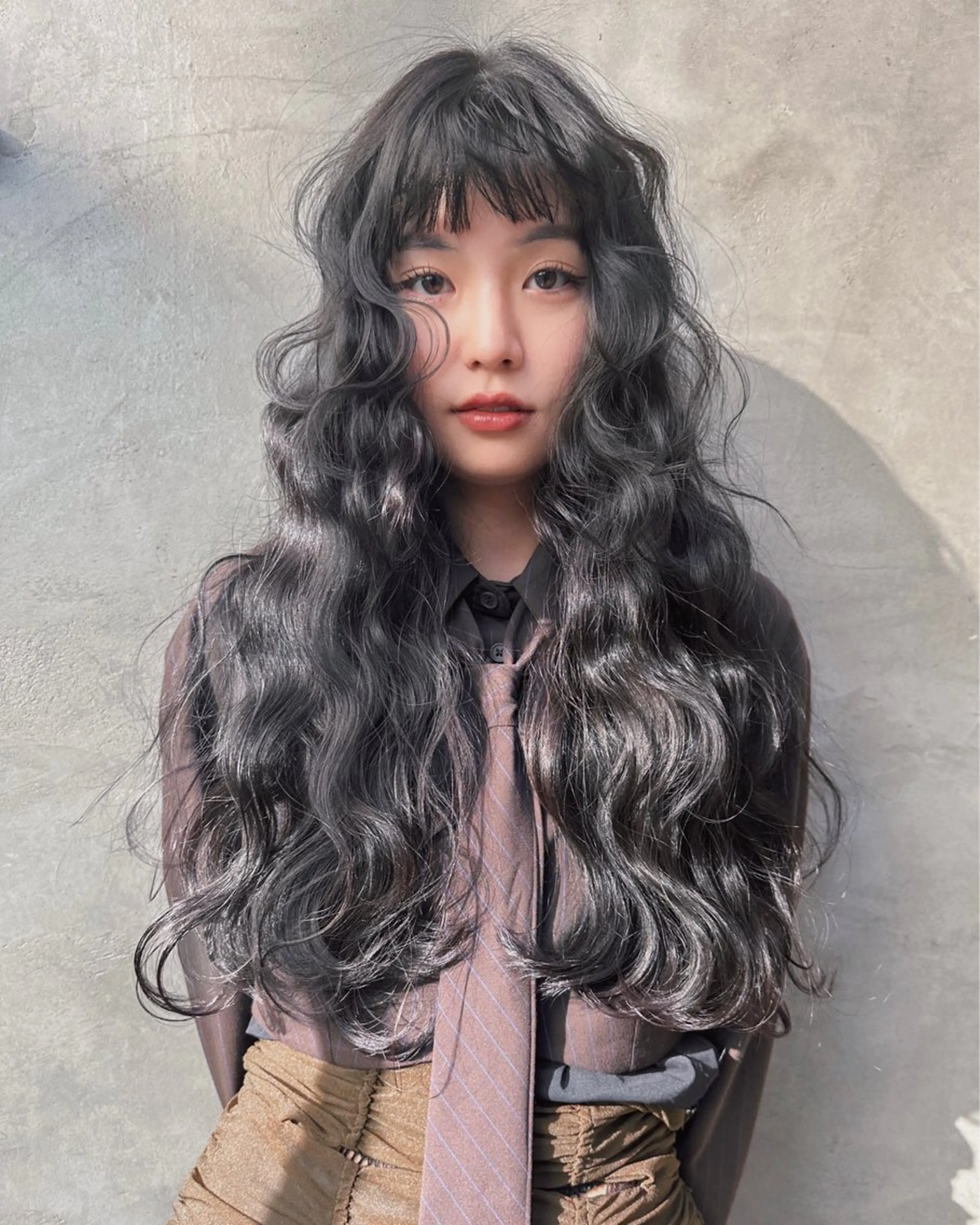 ロング パーマ ロング レイヤー/パーマ /ウルフ/nabeのヘアスタイル