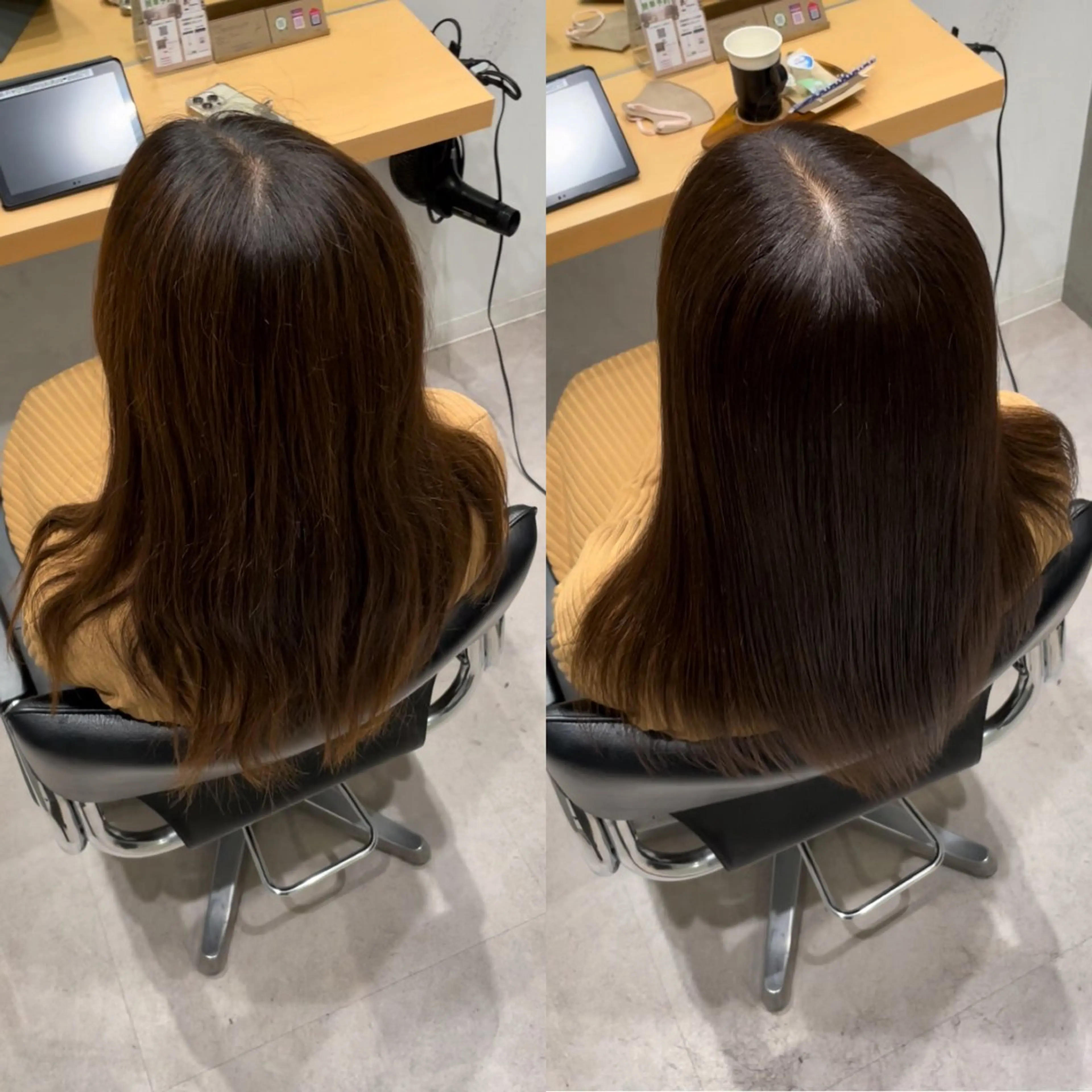 ミディアム カラー 透明感カラー 髪質改善 トリートメント カット ヘアカラー トリートメント 髪質改善ヘアケア 艶髪特化/上田のヘアスタイル