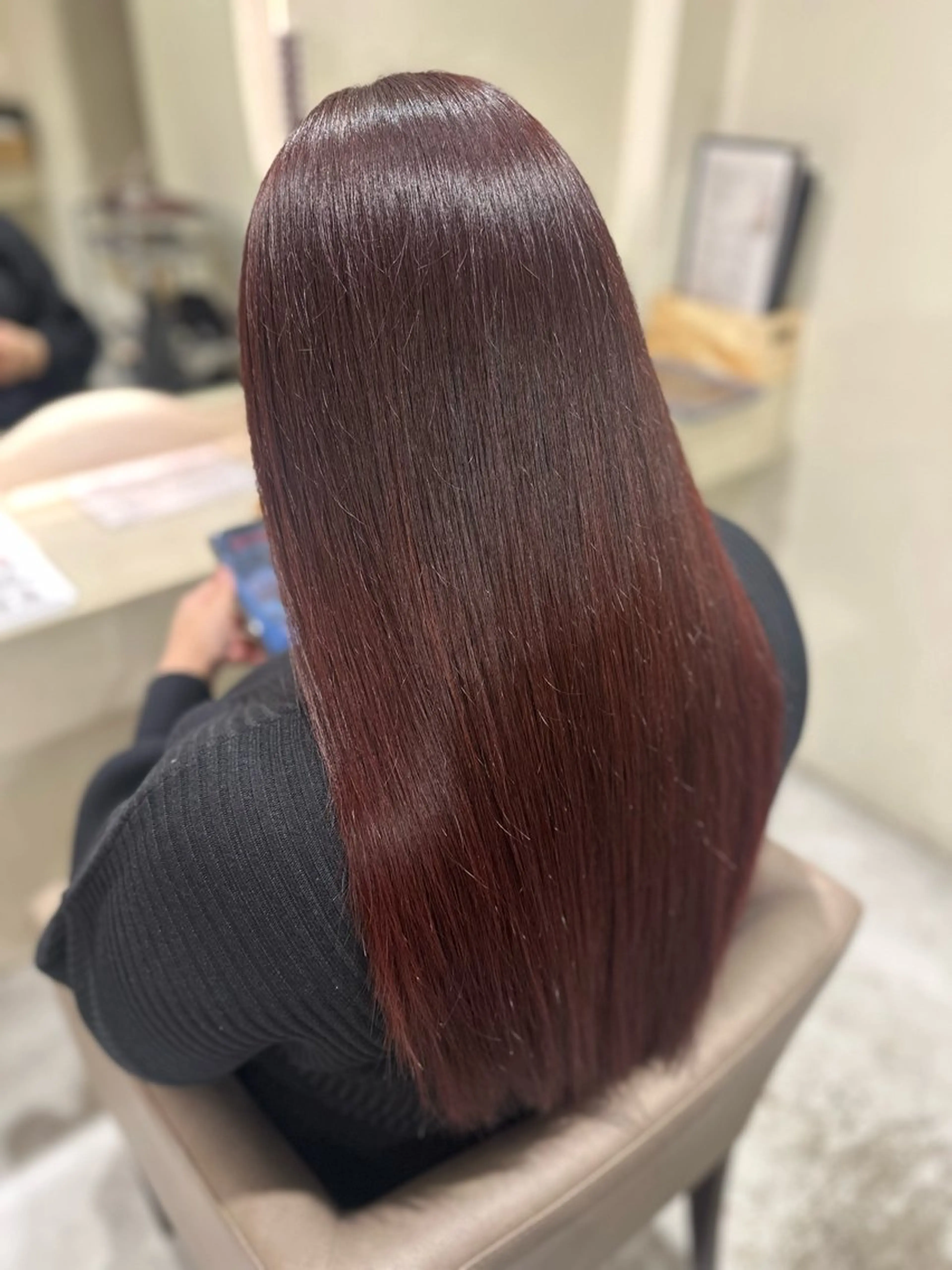 ロング ヘアカラー 上野 秀のヘアスタイル