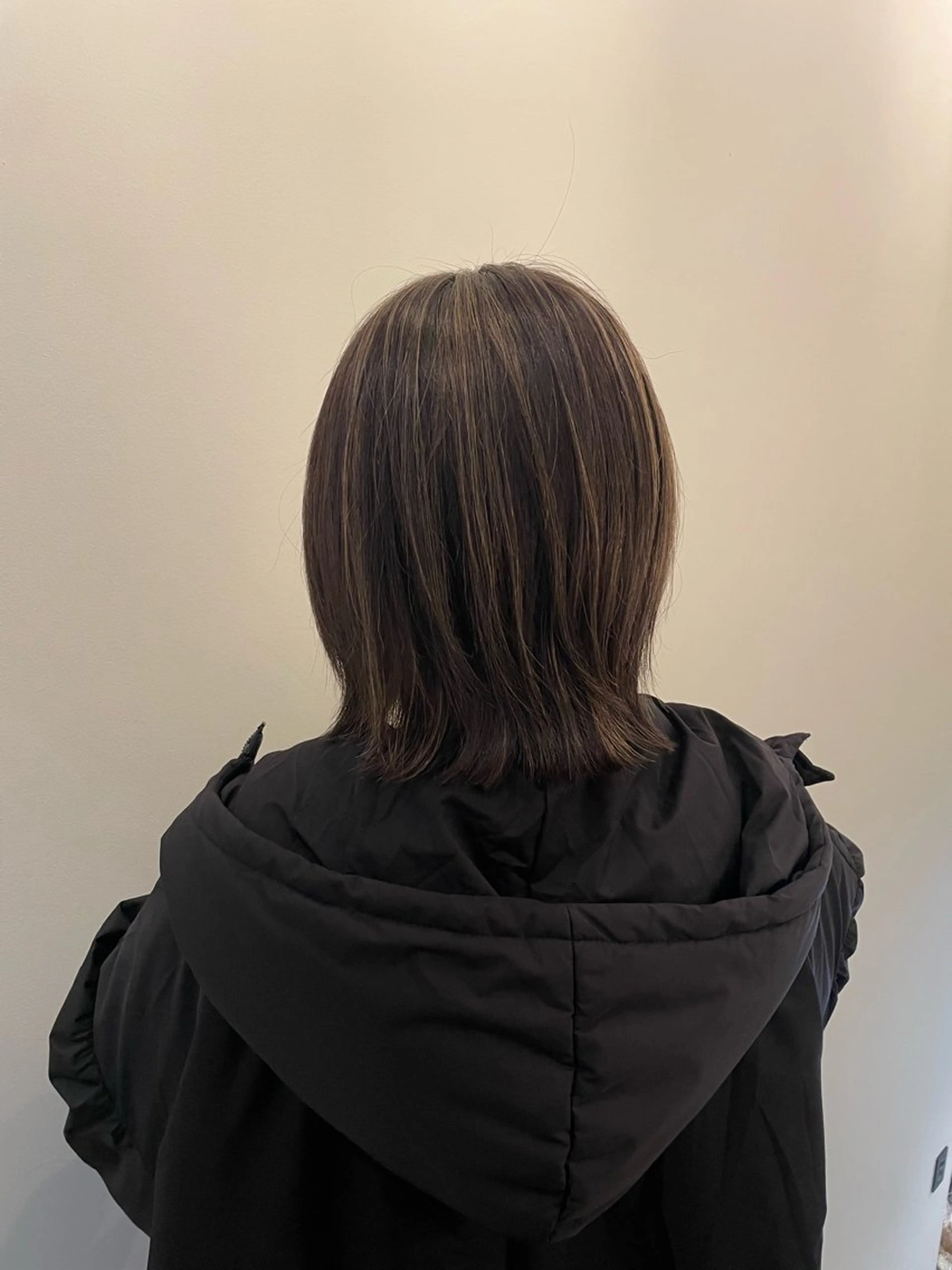 ミディアム カラー ハイライトカラー ハイライト カット ヘアカラー ニュアンスカラー🫧 加納のヘアスタイル