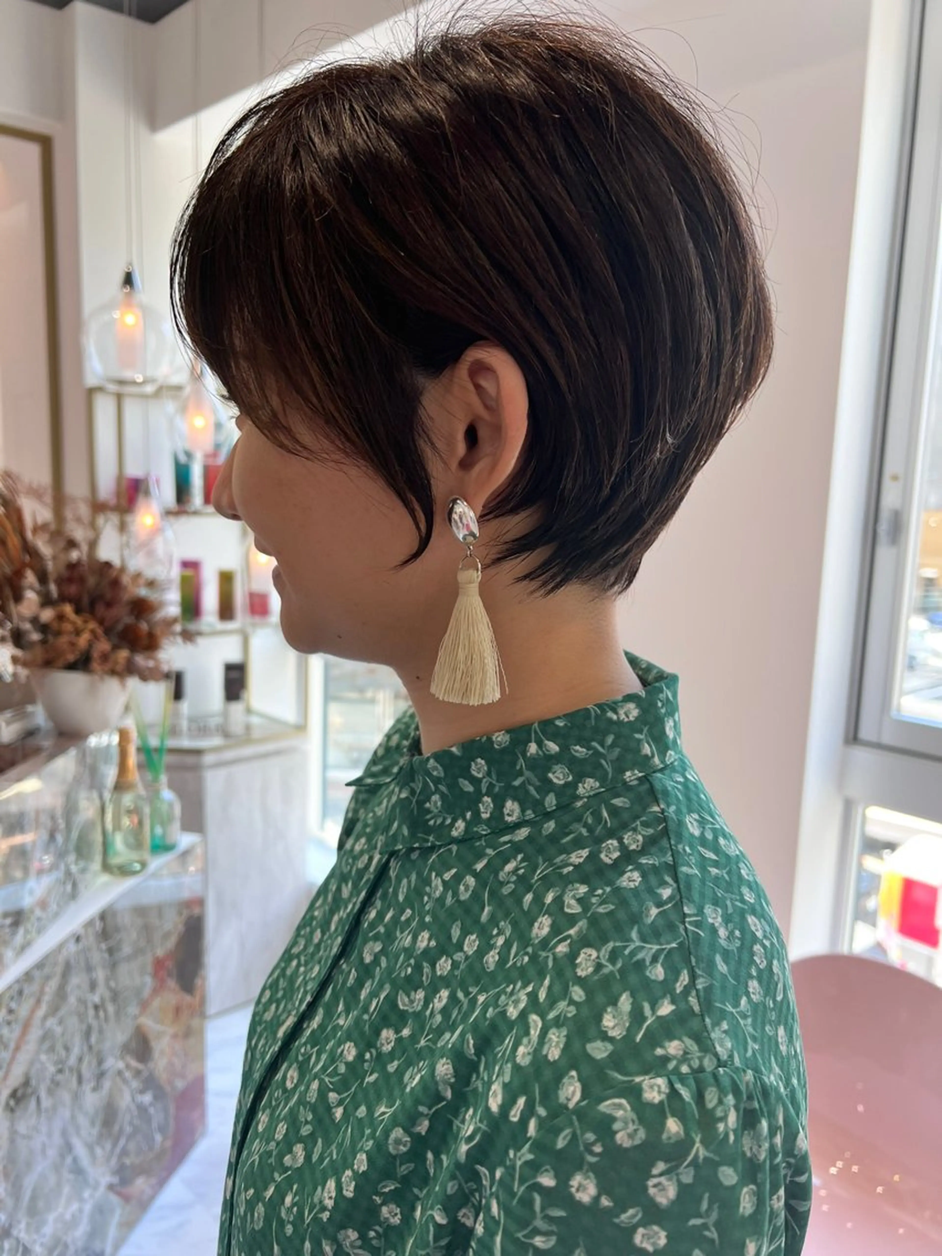 ショート カラー ショートヘア カット ヘアカラー ショート/丸み/ 小顔/ERIのヘアスタイル