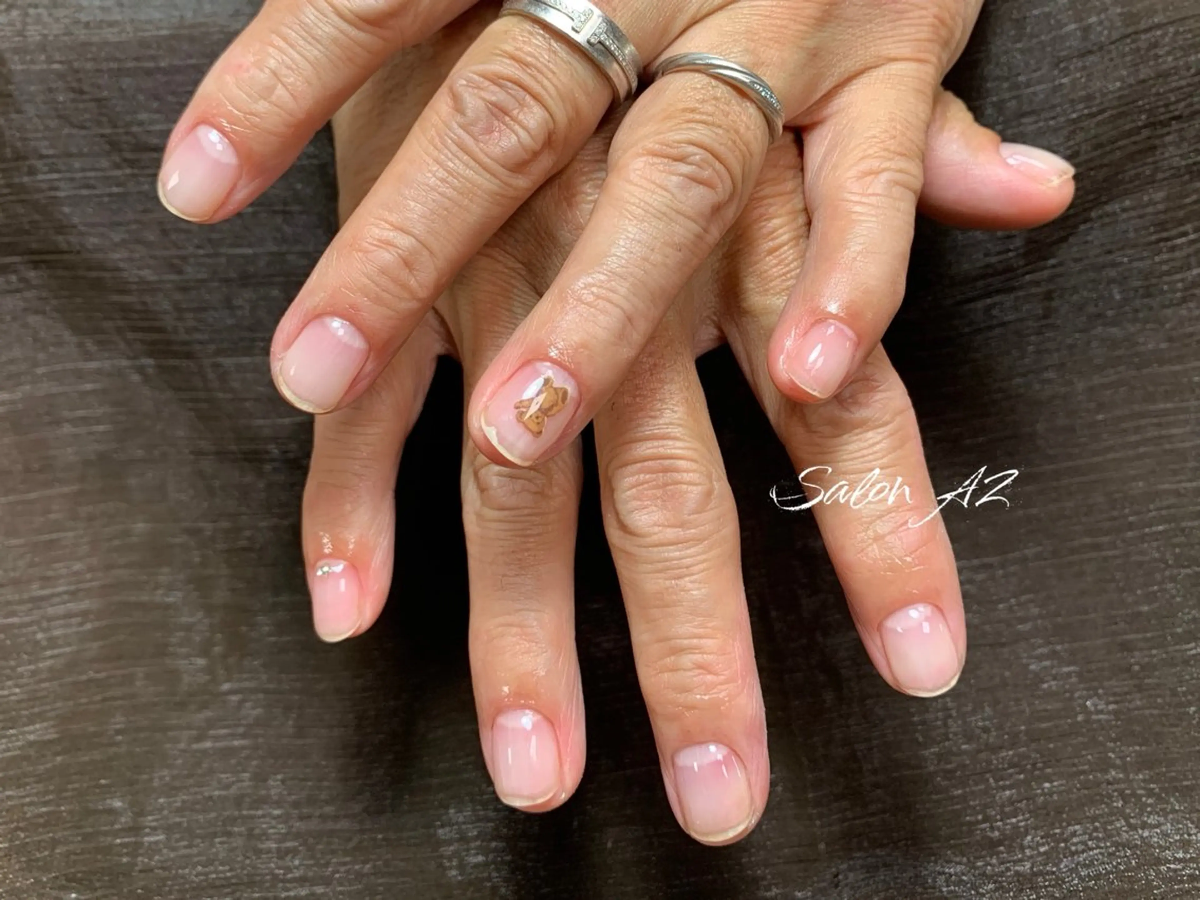 ネイル アートネイル フットネイル フレンチネイル マグネットネイル 持ち込み ハンドネイル salon AZのネイルデザイン