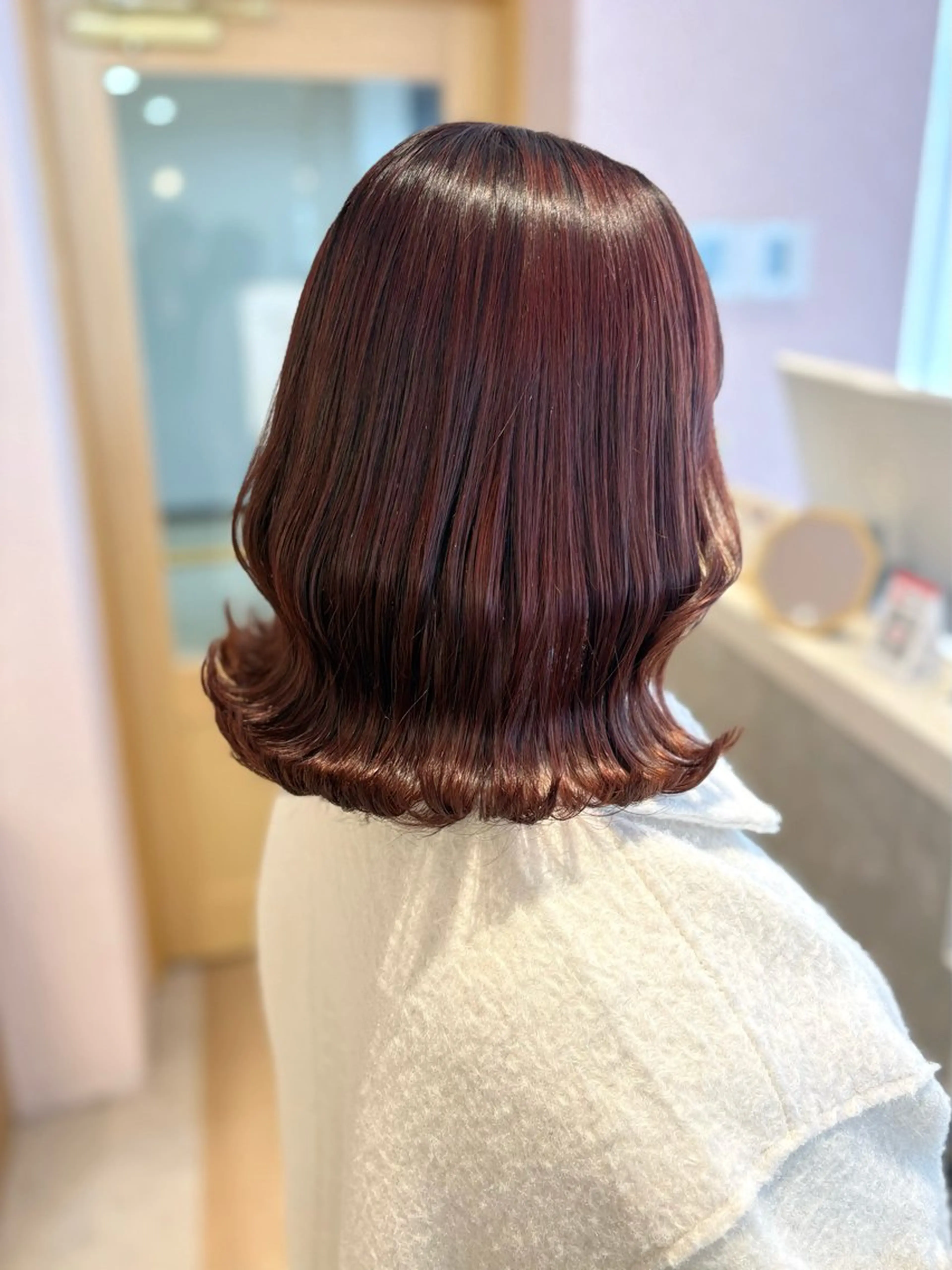 セミロング カラー ヘアカラー トリートメント merc.谷本 澪のヘアスタイル