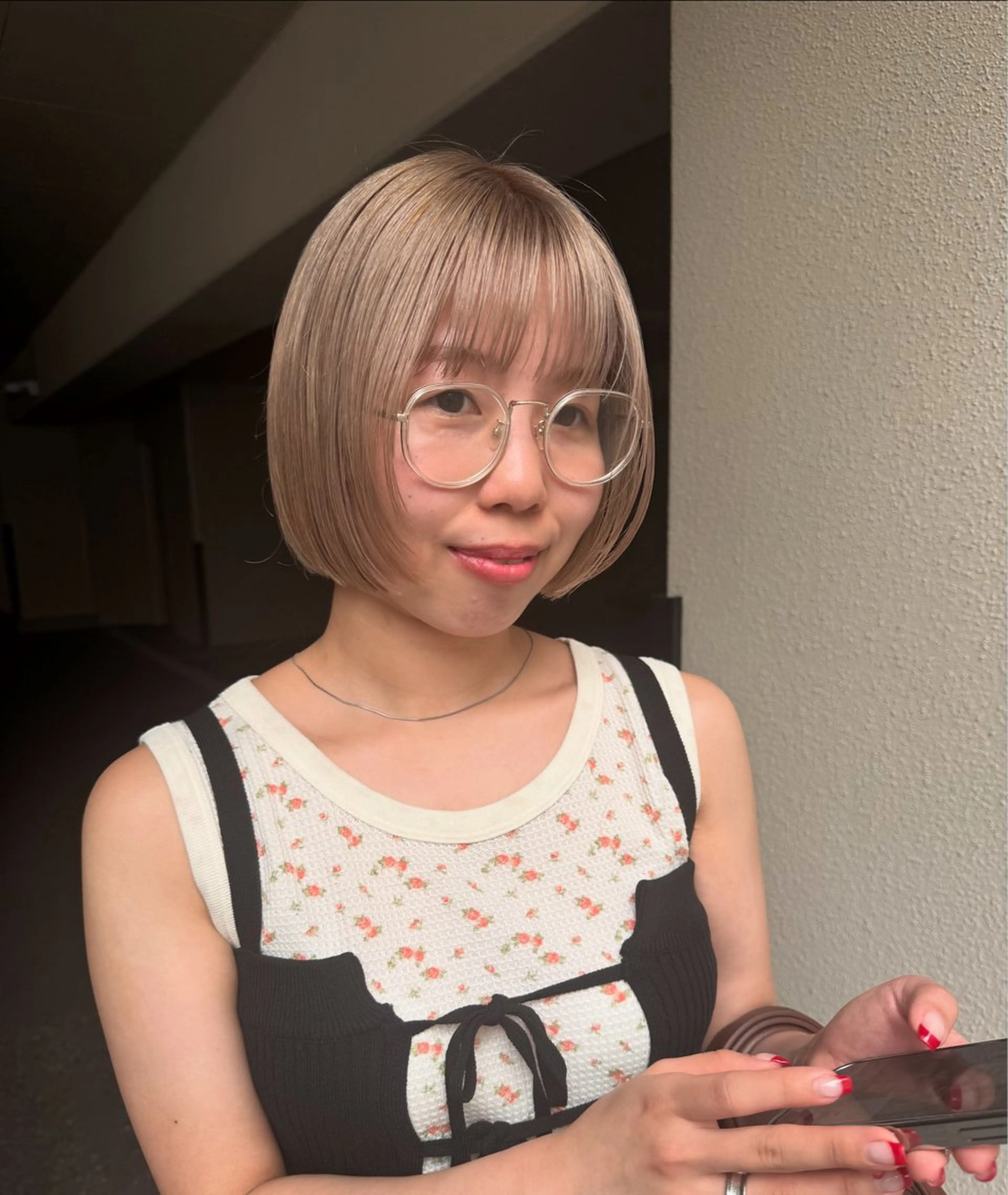 ショート カット ヘアカラー 今泉/kai🐇ボブ 似合わせカットのヘアスタイル