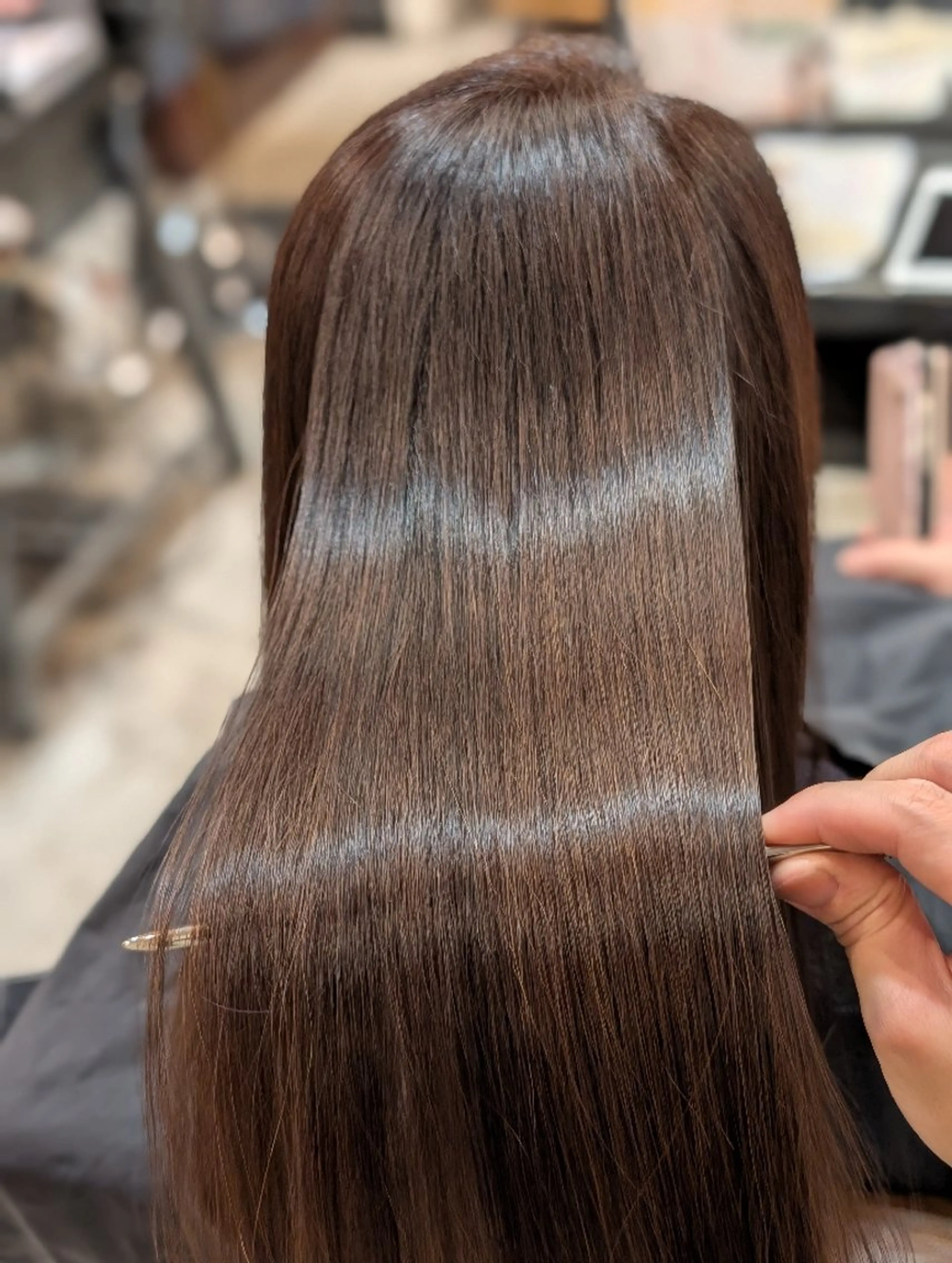 ミディアム 縮毛矯正 トリートメント 美髪矯正/縮毛矯正/ 髪質改善/店長 山下のヘアスタイル