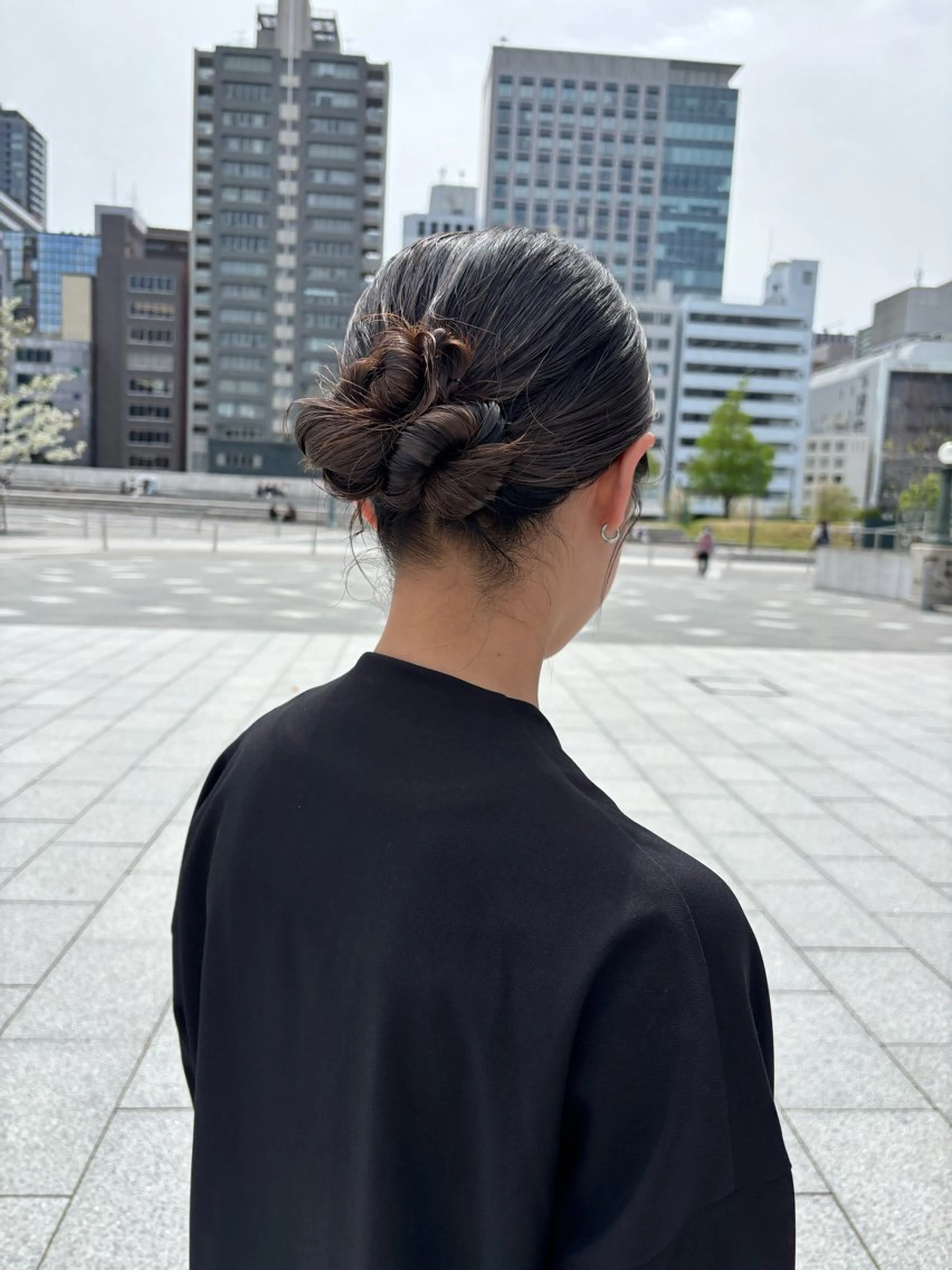 ロング ヘアセット 柔らかストレートと ツヤカラー/和田陽向のヘアスタイル