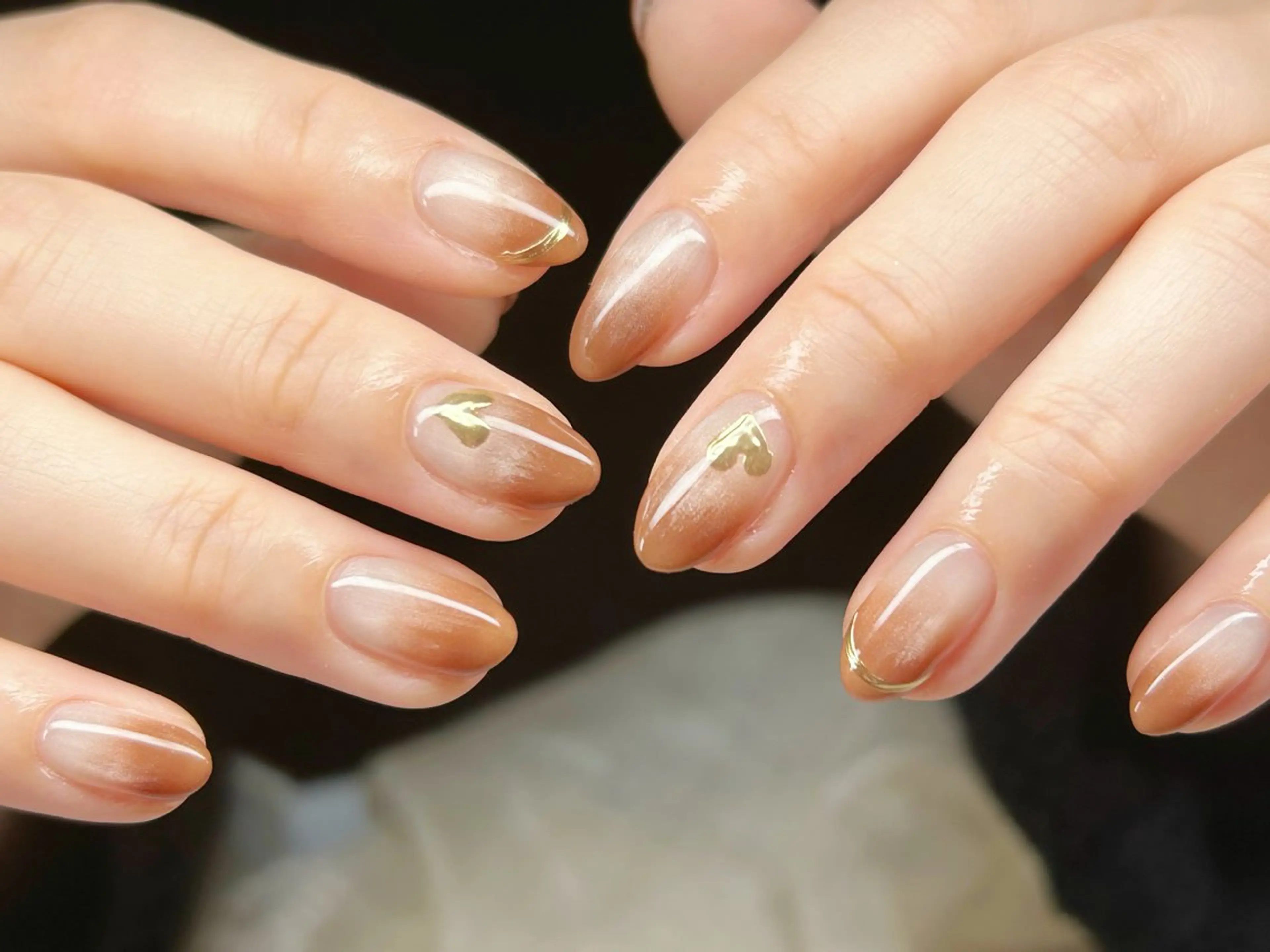 ネイル アートネイル チークネイル 成人式 入学式 長さ出し ハンドネイル Lino Nailのネイルデザイン
