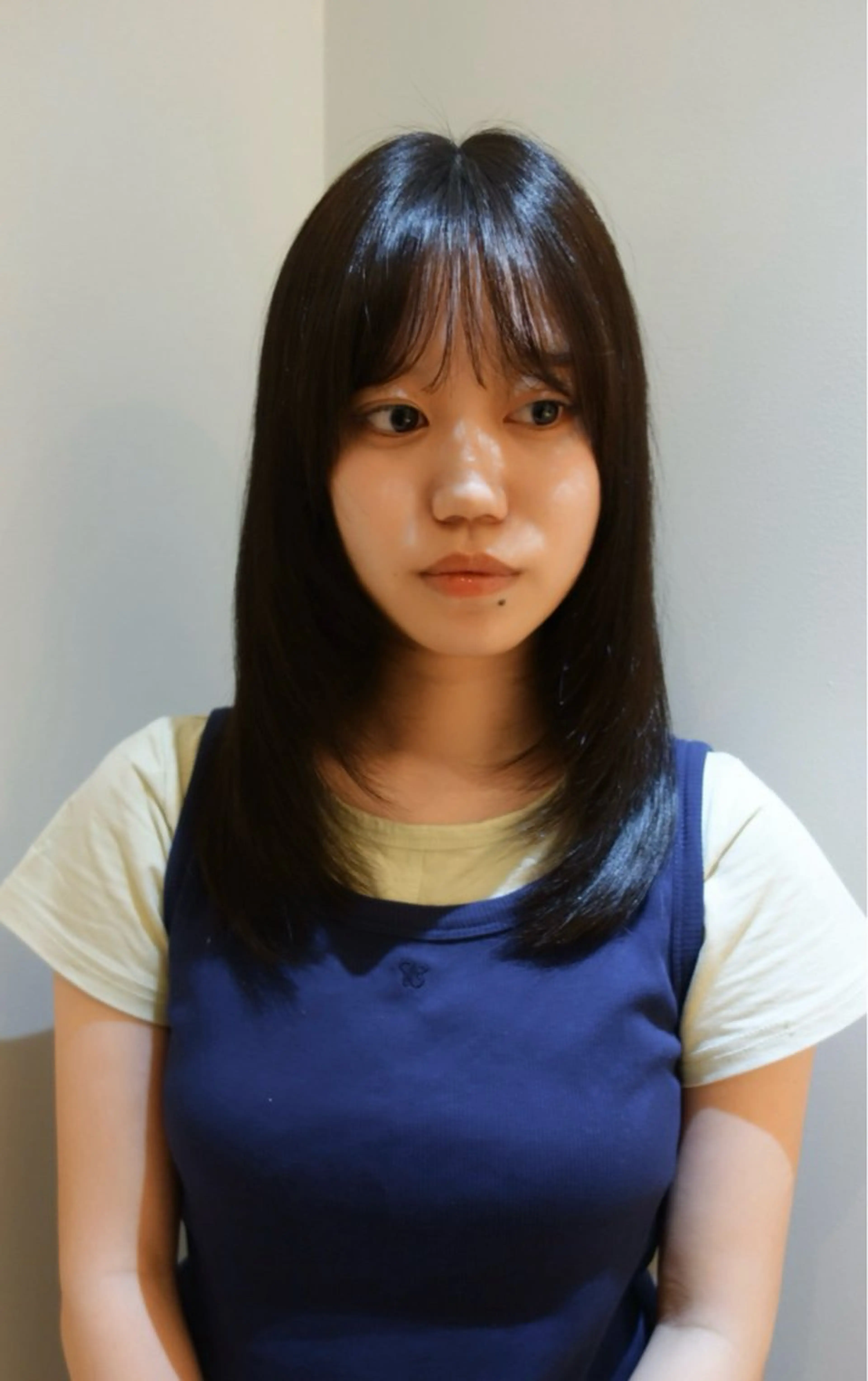 セミロング HEIMER ミカド　サトル△のヘアスタイル