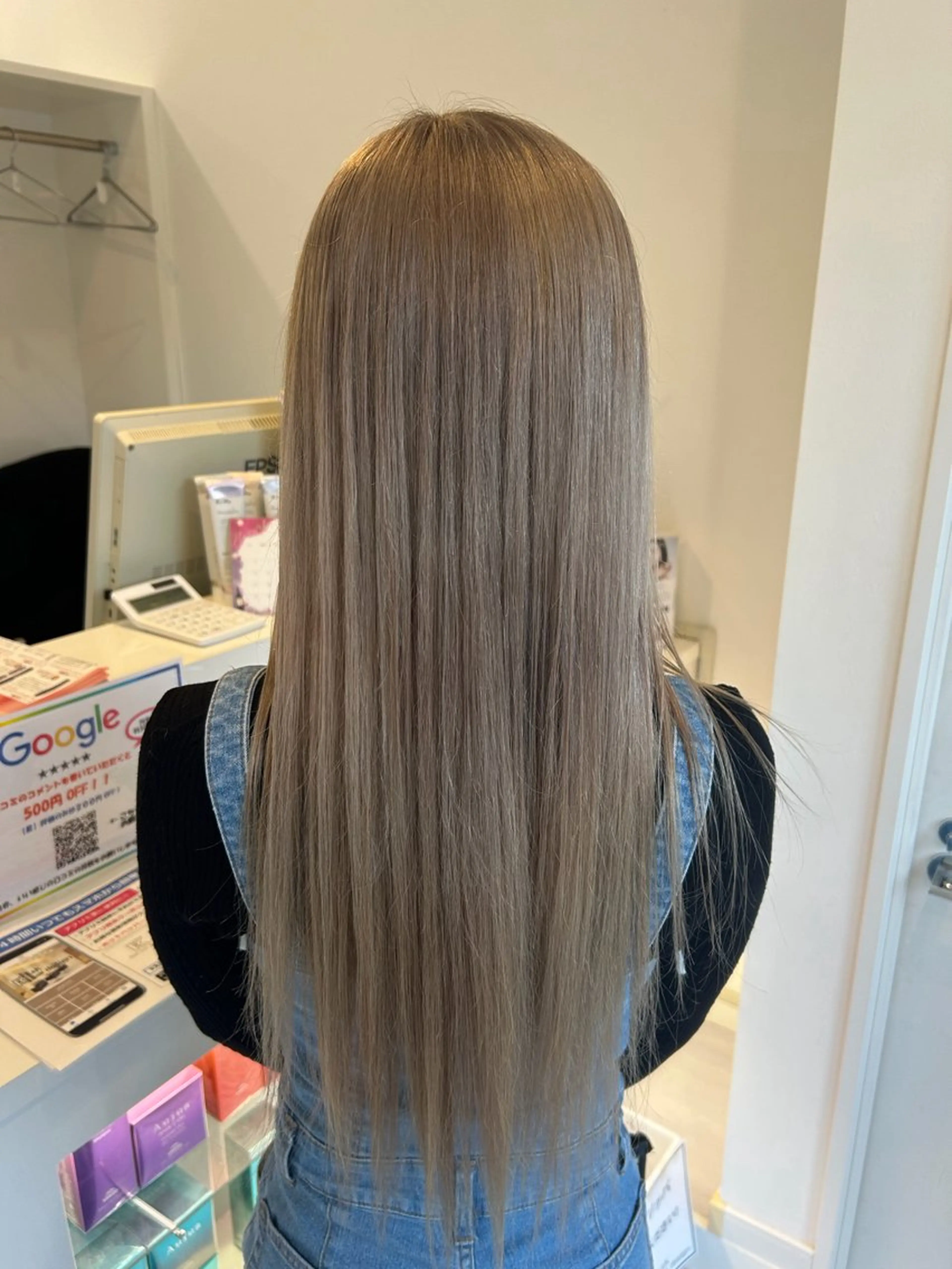 カラー ヘアカラー 中山 朱のヘアスタイル