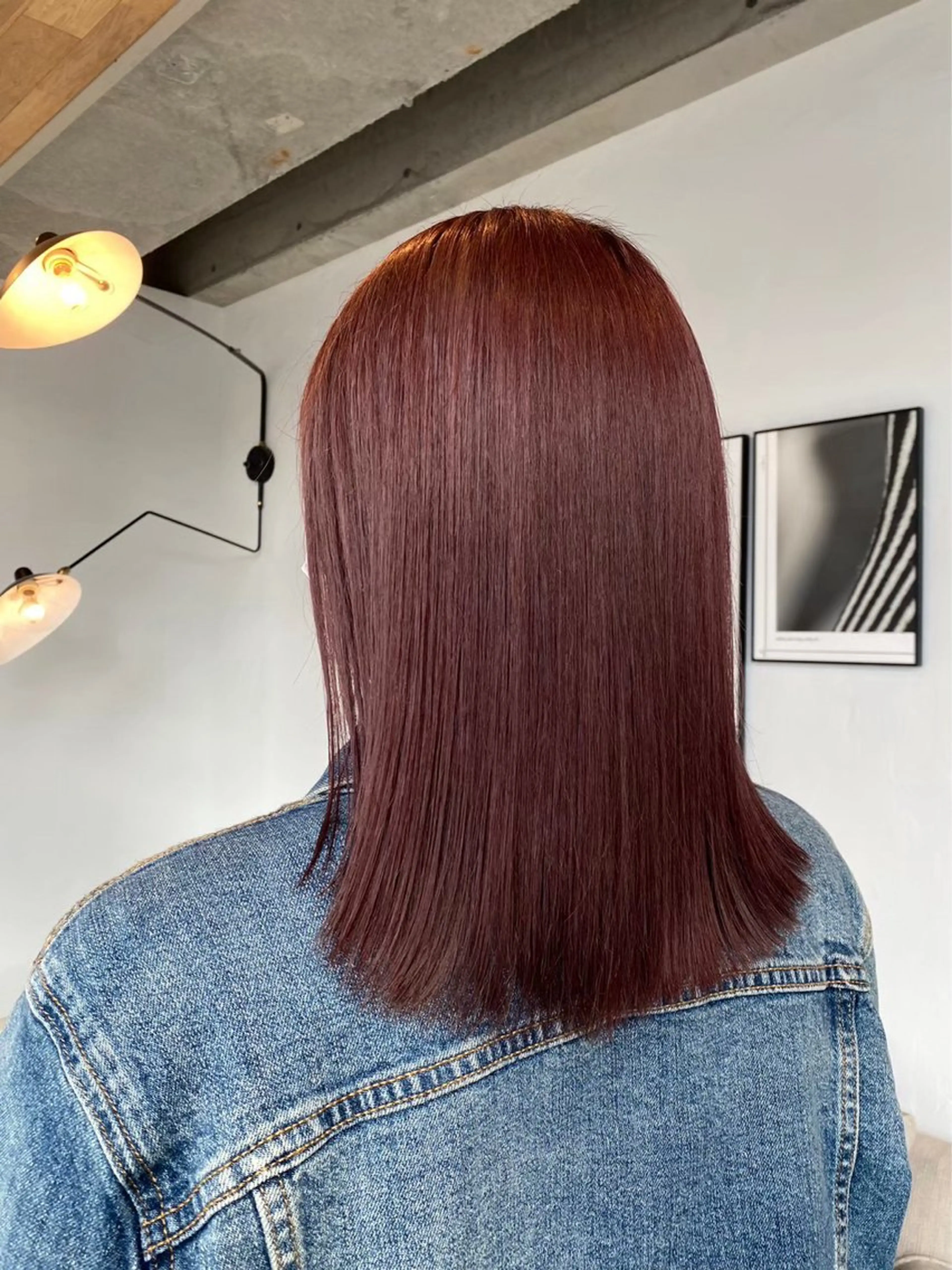 ミディアム ヘアカラー トリートメント ベージュカラー/新潟 カラー特化/落合優吾のヘアスタイル