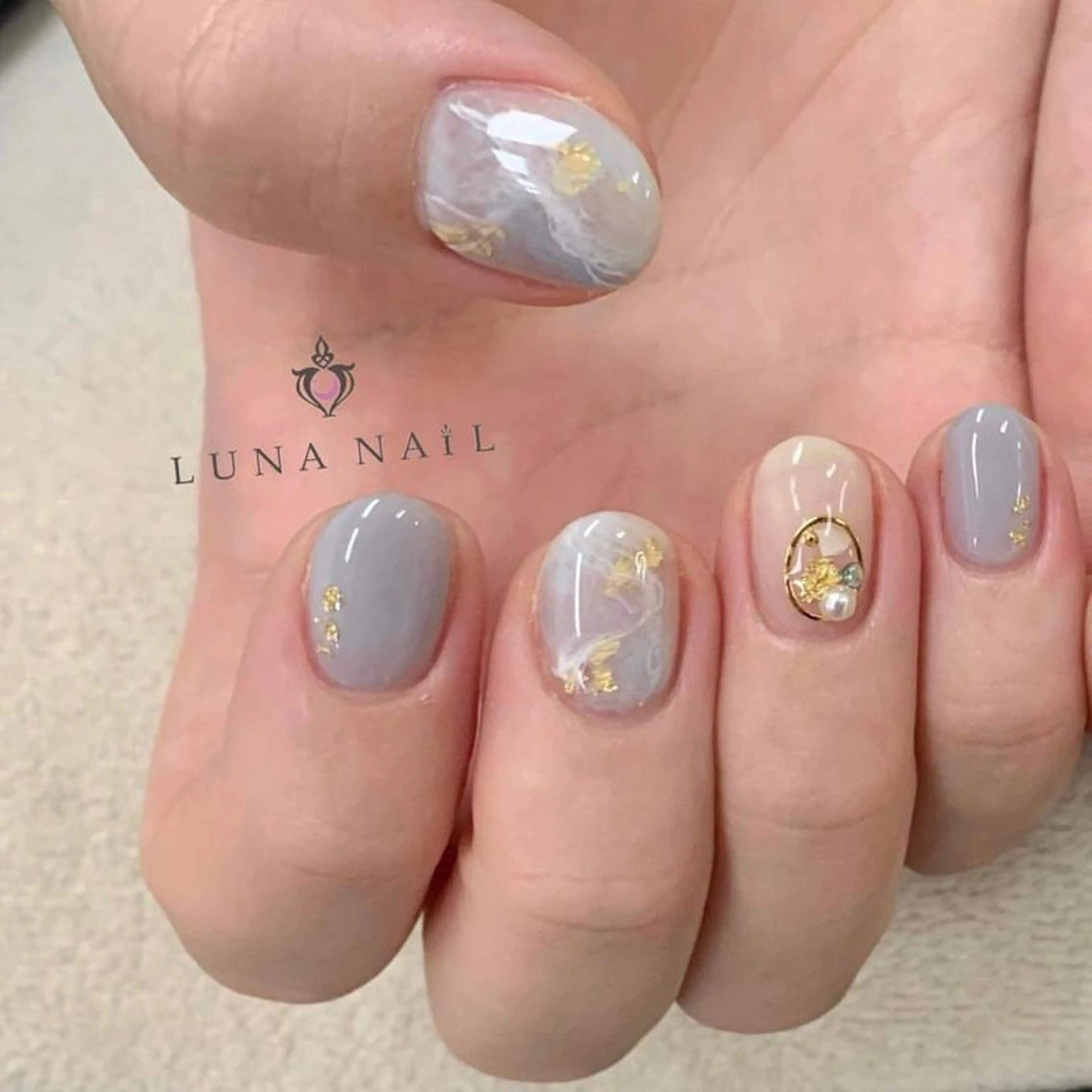 ネイル ハンドネイル アトリエ　ミモザ所属・いまむら あかりのネイルデザイン