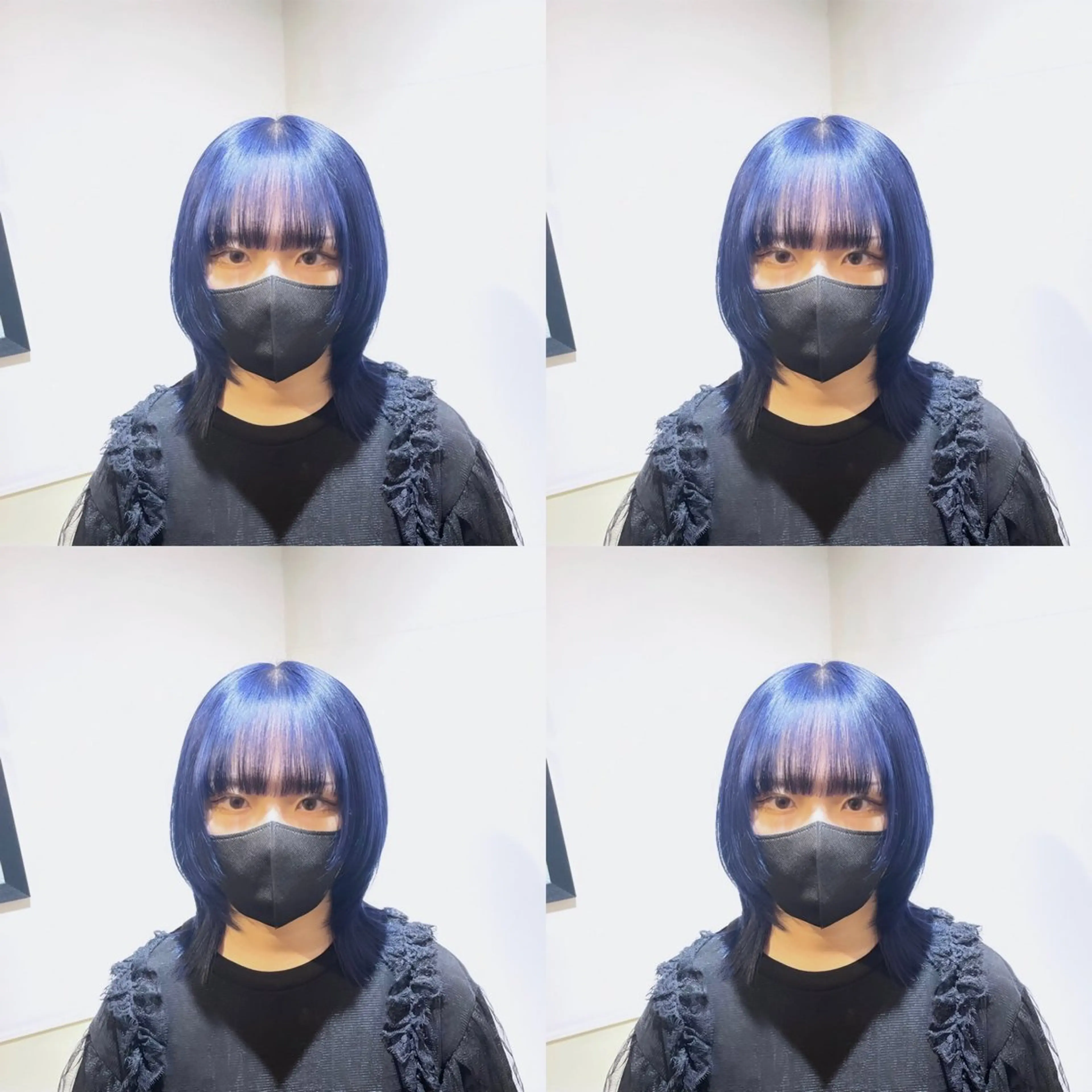 ミディアム カラー ネイビーカラー 🌟トップデザイナー 高橋🌟のヘアスタイル