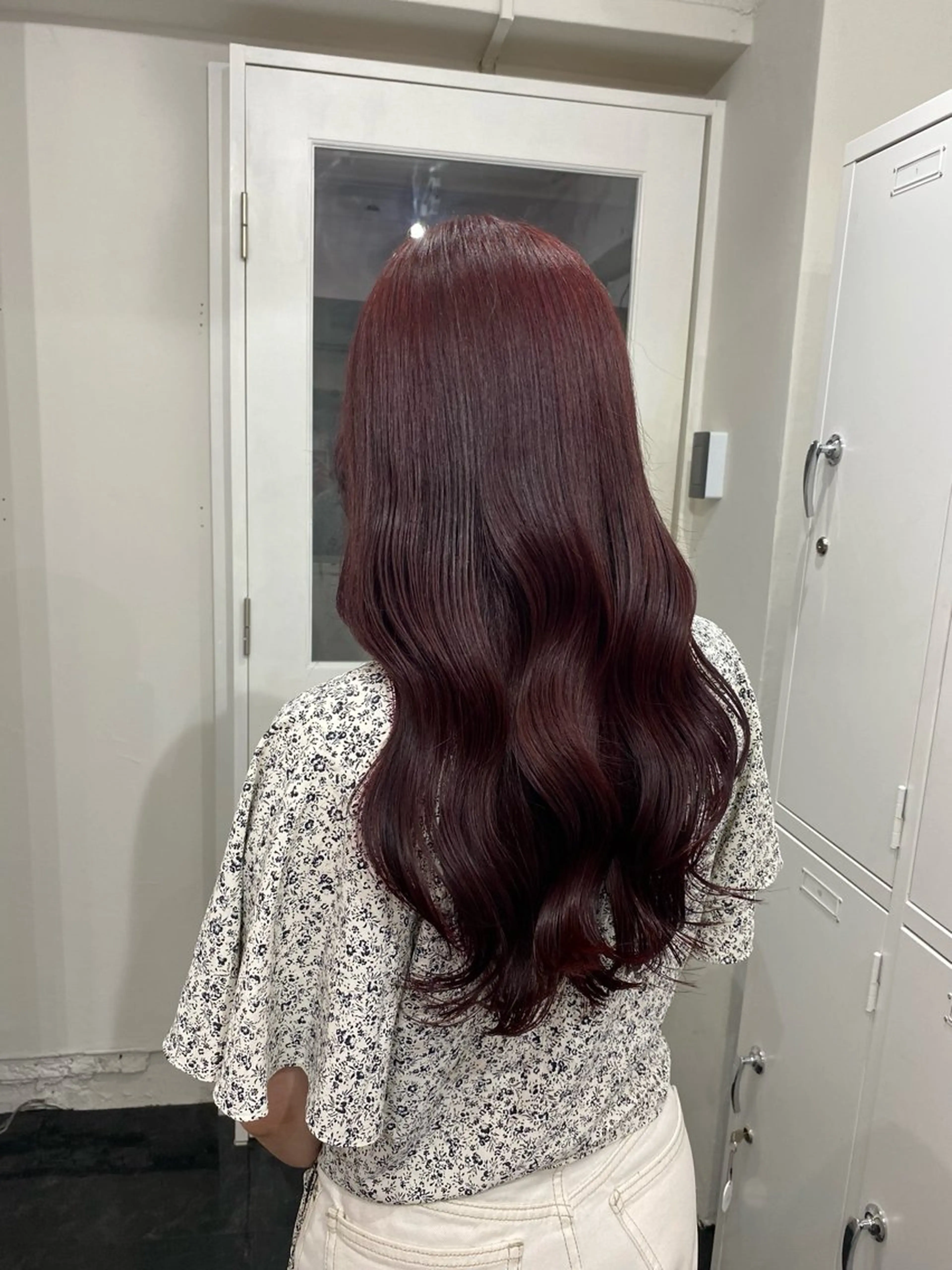 ♡🍒レッド系限定🍒♡【ダブルカラー】ブリーチ➕カラー➕クイックトリートメントの写真