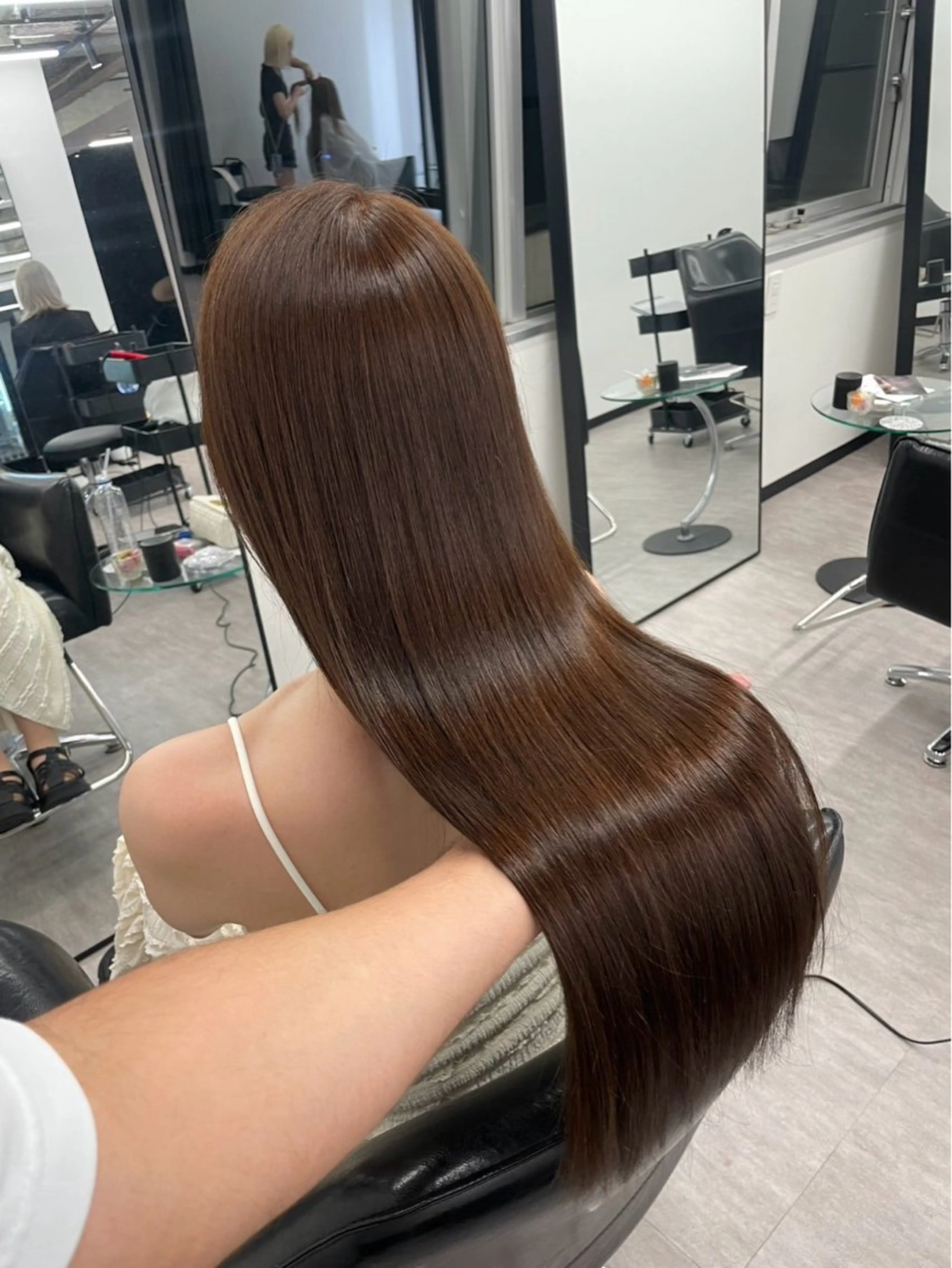 ロング カラー 近藤 慧依のヘアスタイル