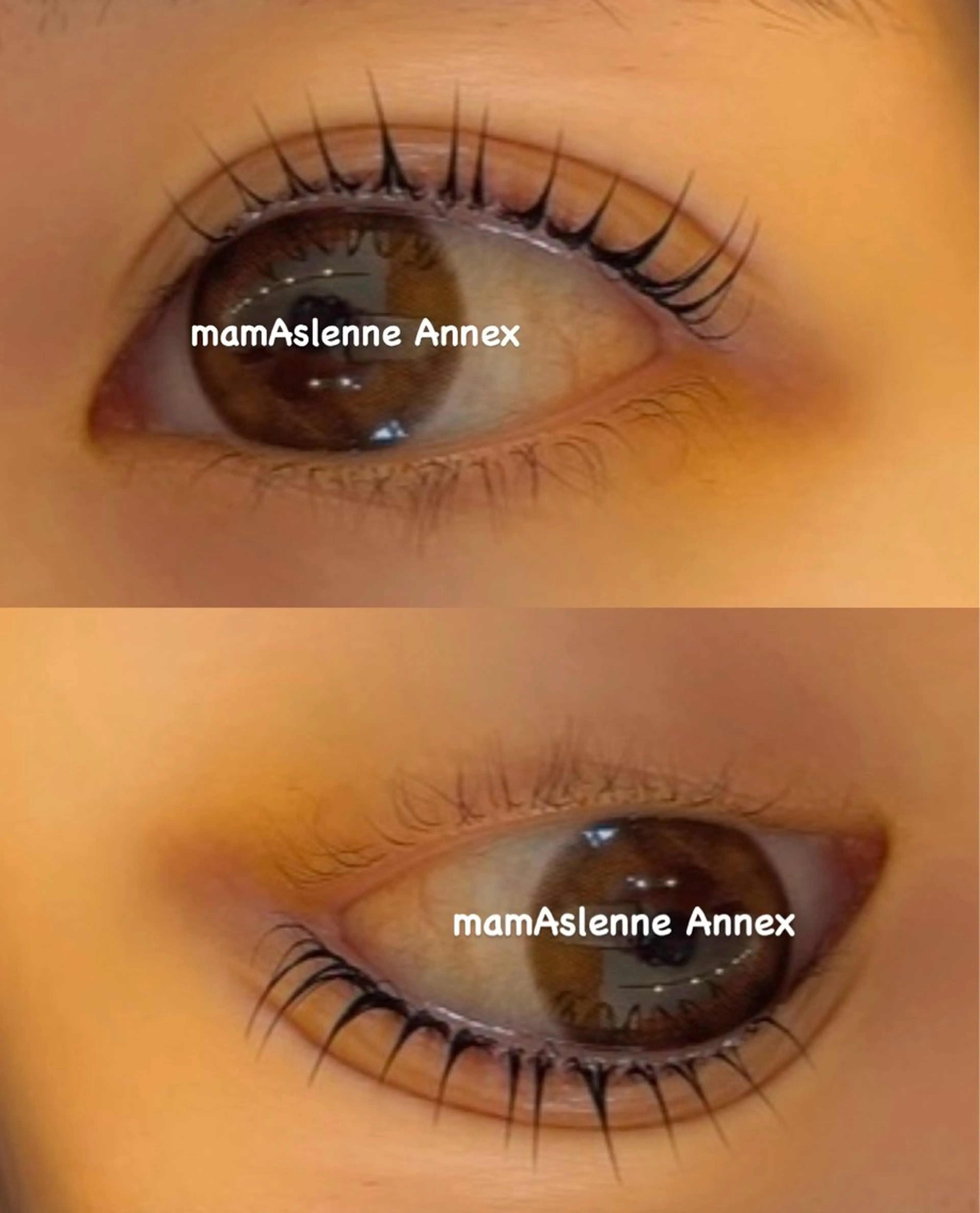 マツエク・マツパ mamAslenne Annexのマツエク・マツパデザイン