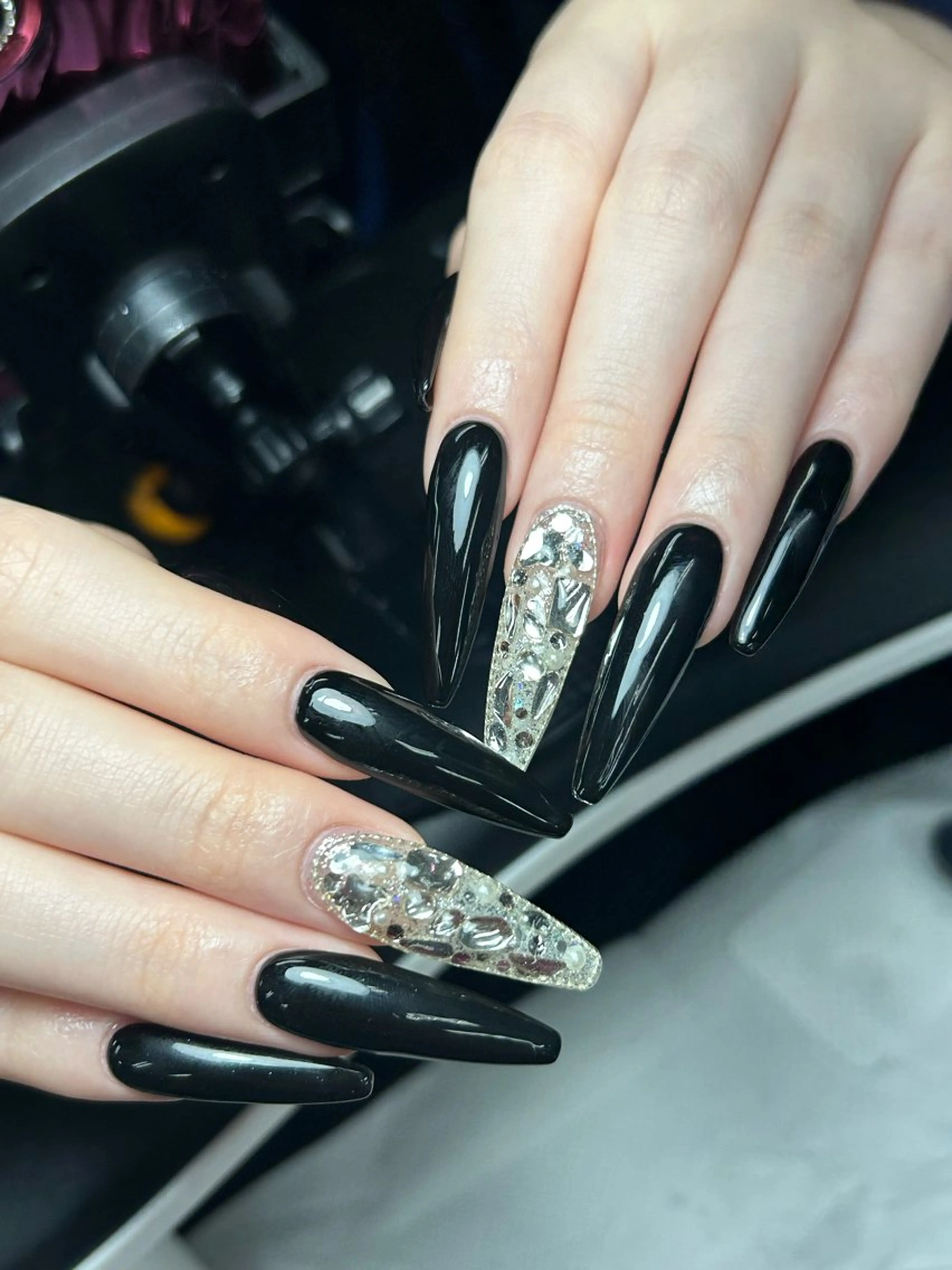 ネイル 韓国ネイル 持ち込み ニュアンスネイル ネイルチップ 冬ネイル RINN ANA.CHUOのネイルデザイン