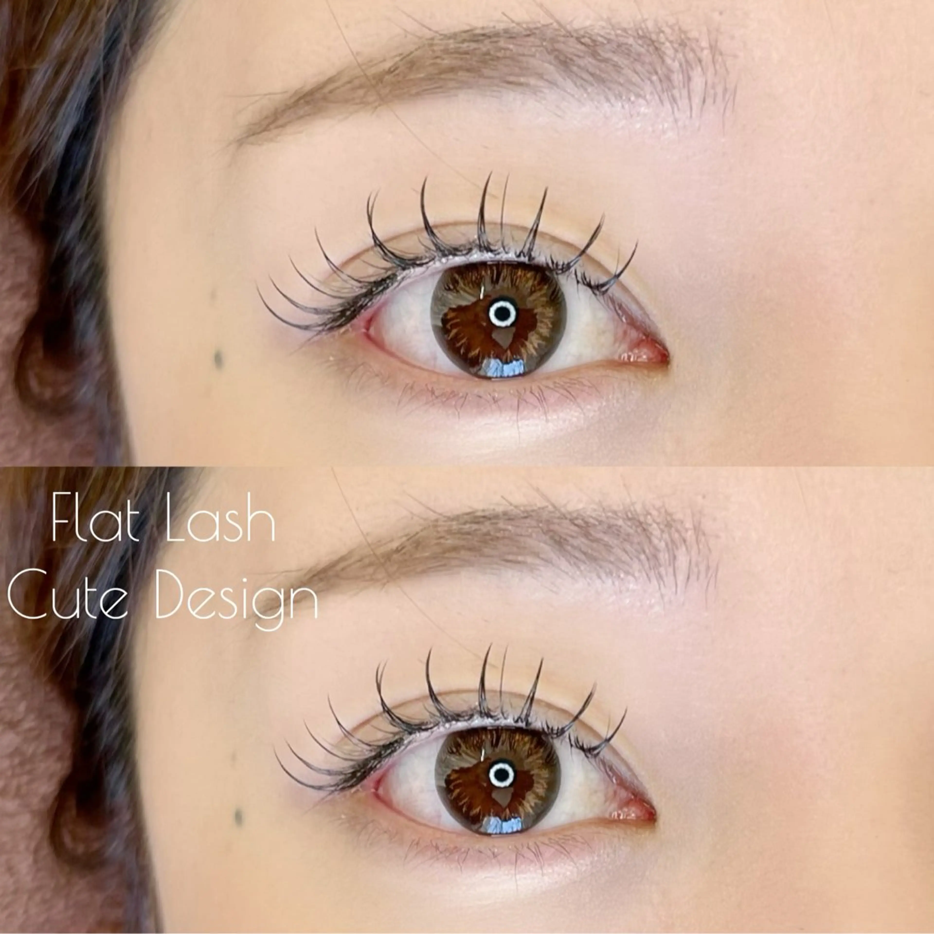 マツエク・マツパ Dカール フラットラッシュ マツエク Luana anriの眉毛・アイブロウイメージ