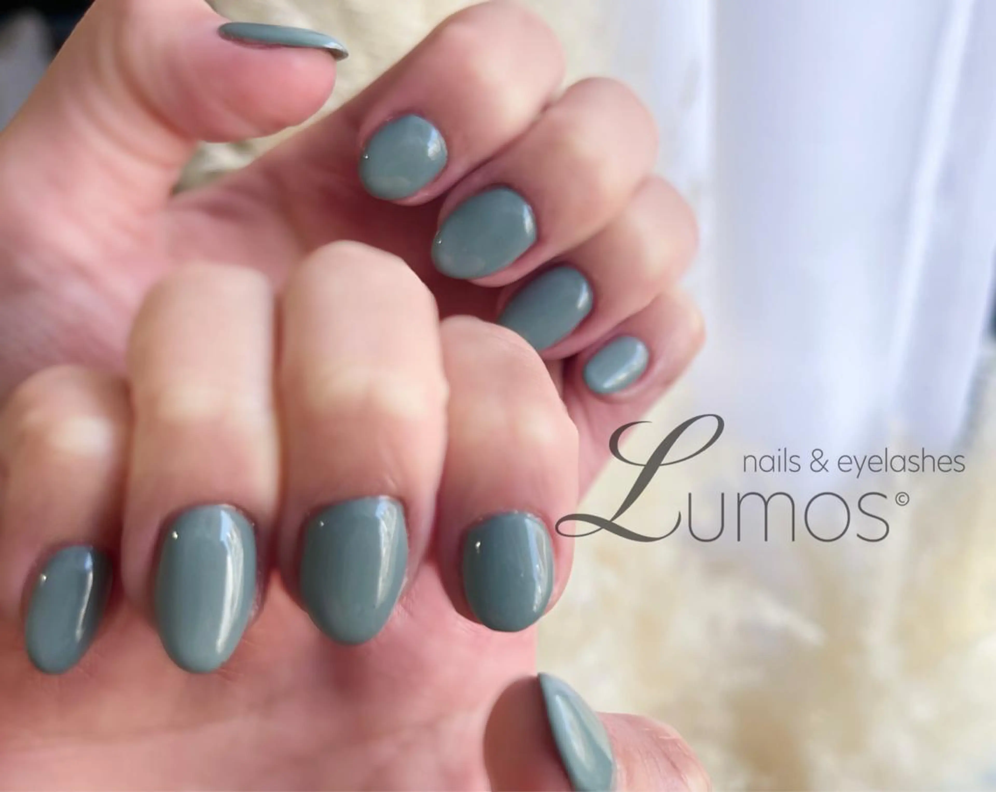 ネイル グリーン ハンドネイル Lumos/nail &eyelashes桜川店所属・Lumos Annのネイルデザイン
