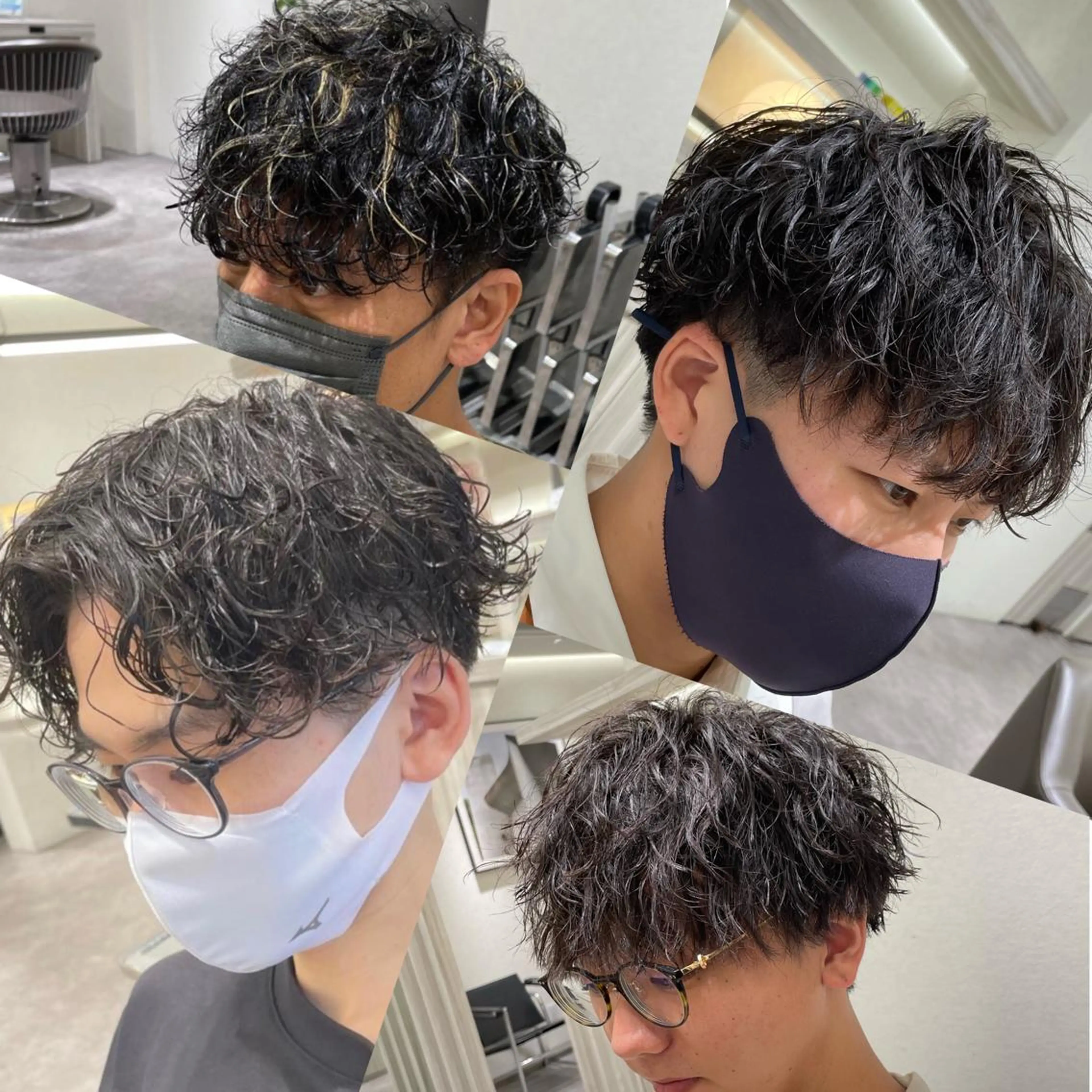 【VIPコース】メンズカット+パーマ(スパイラル・ツイスト・波巻き・フェザー等)＋極潤ケアトリートメントの写真