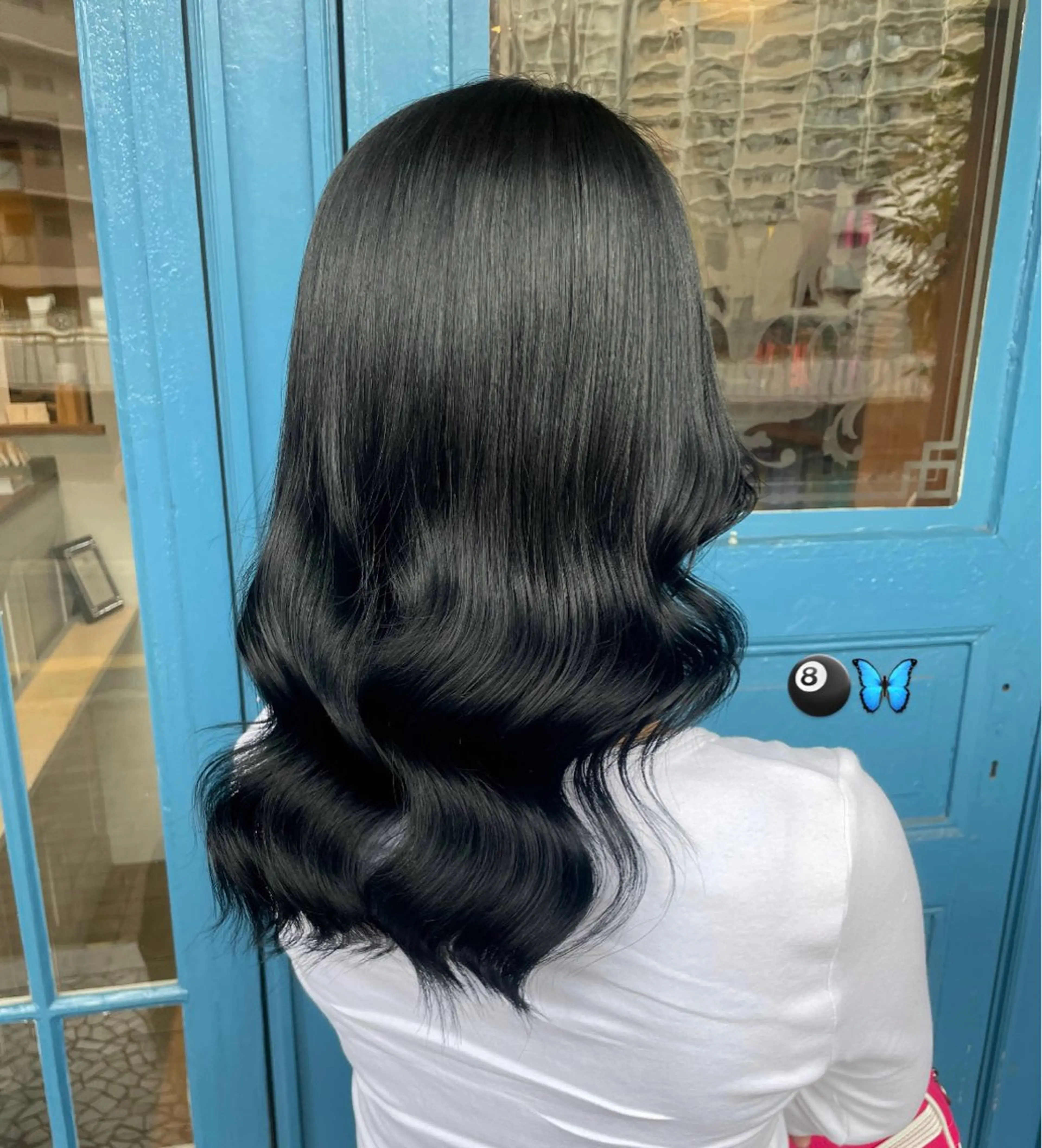 セミロング ヘアカラー トリートメント ハイトーン/透明感 カラー/下出有沙のヘアスタイル