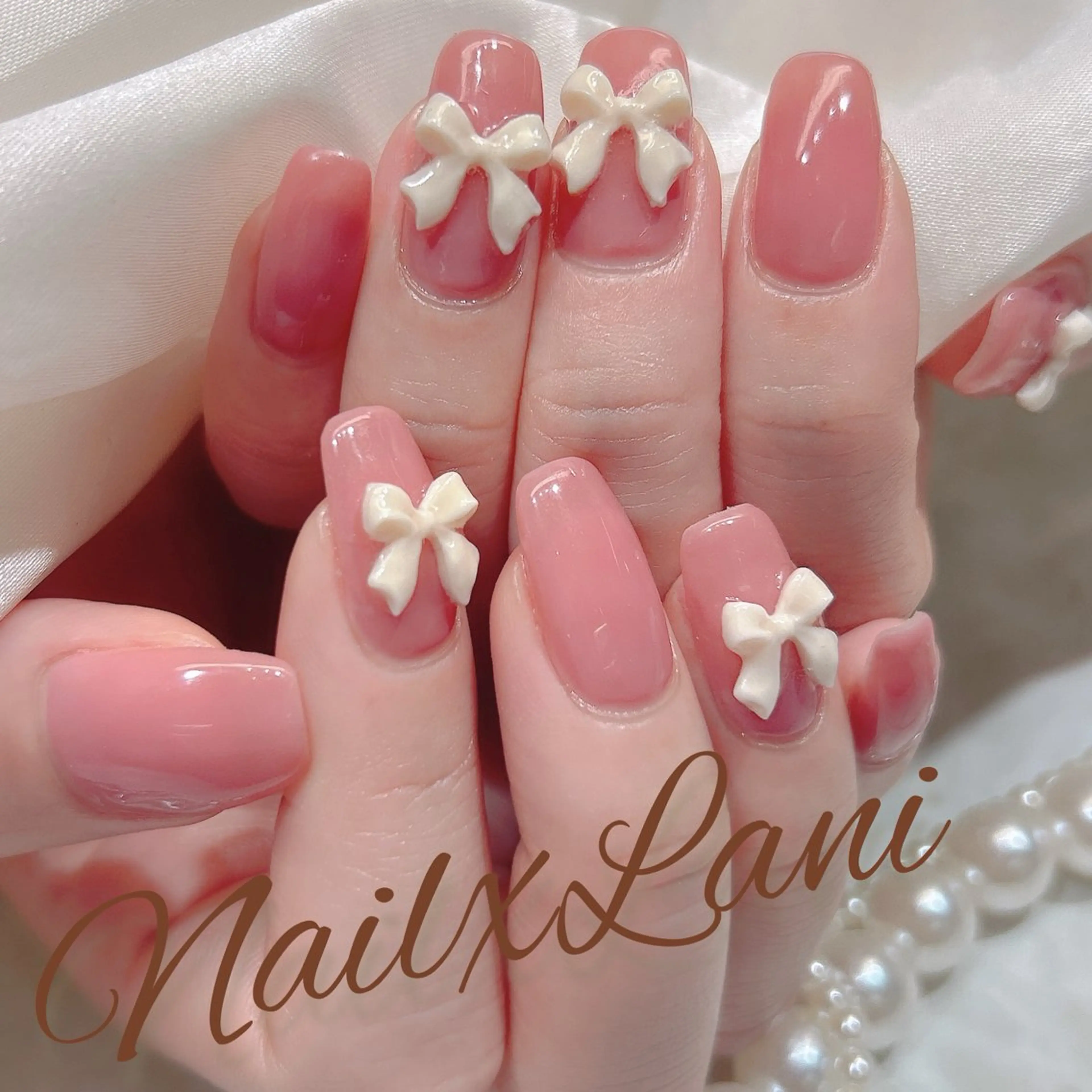 ネイル フットネイル ジェルネイル マグネットネイル パラジェル Nail×Lani 深爪矯正対応◎のネイルデザイン