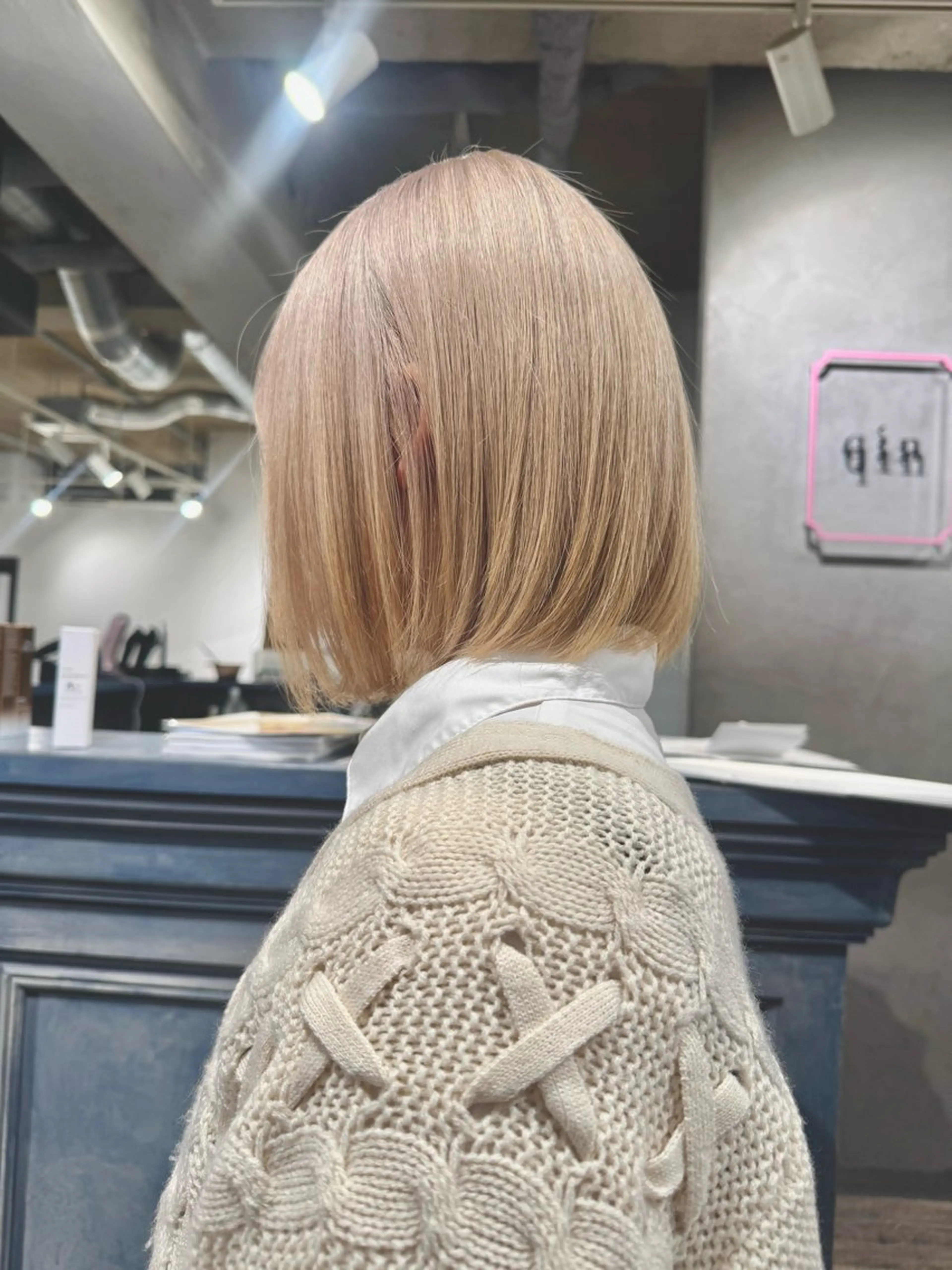 ブリーチ＋オンカラーの写真