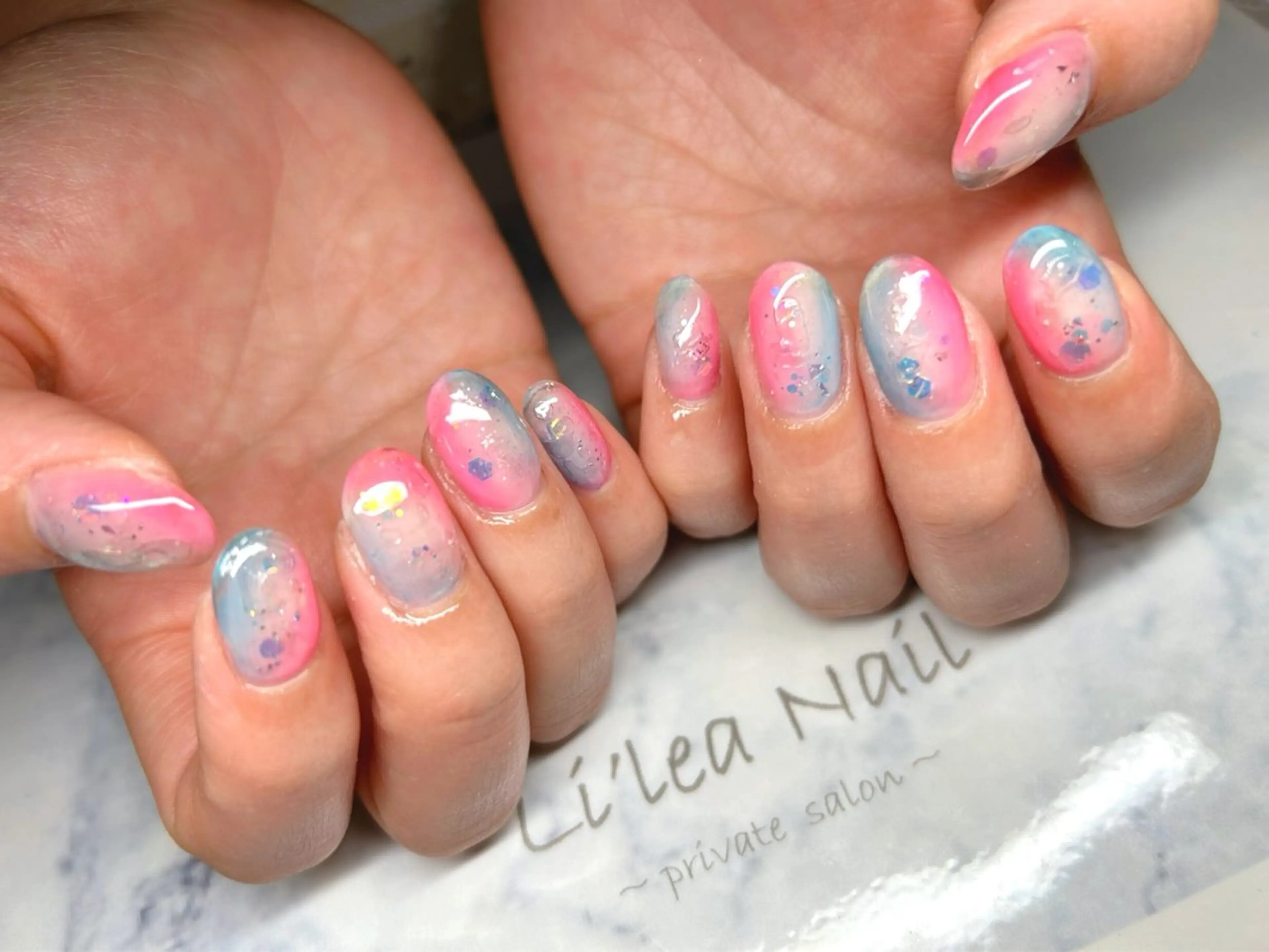 ネイル ハンドネイル Li'leaNail AINAのネイルデザイン