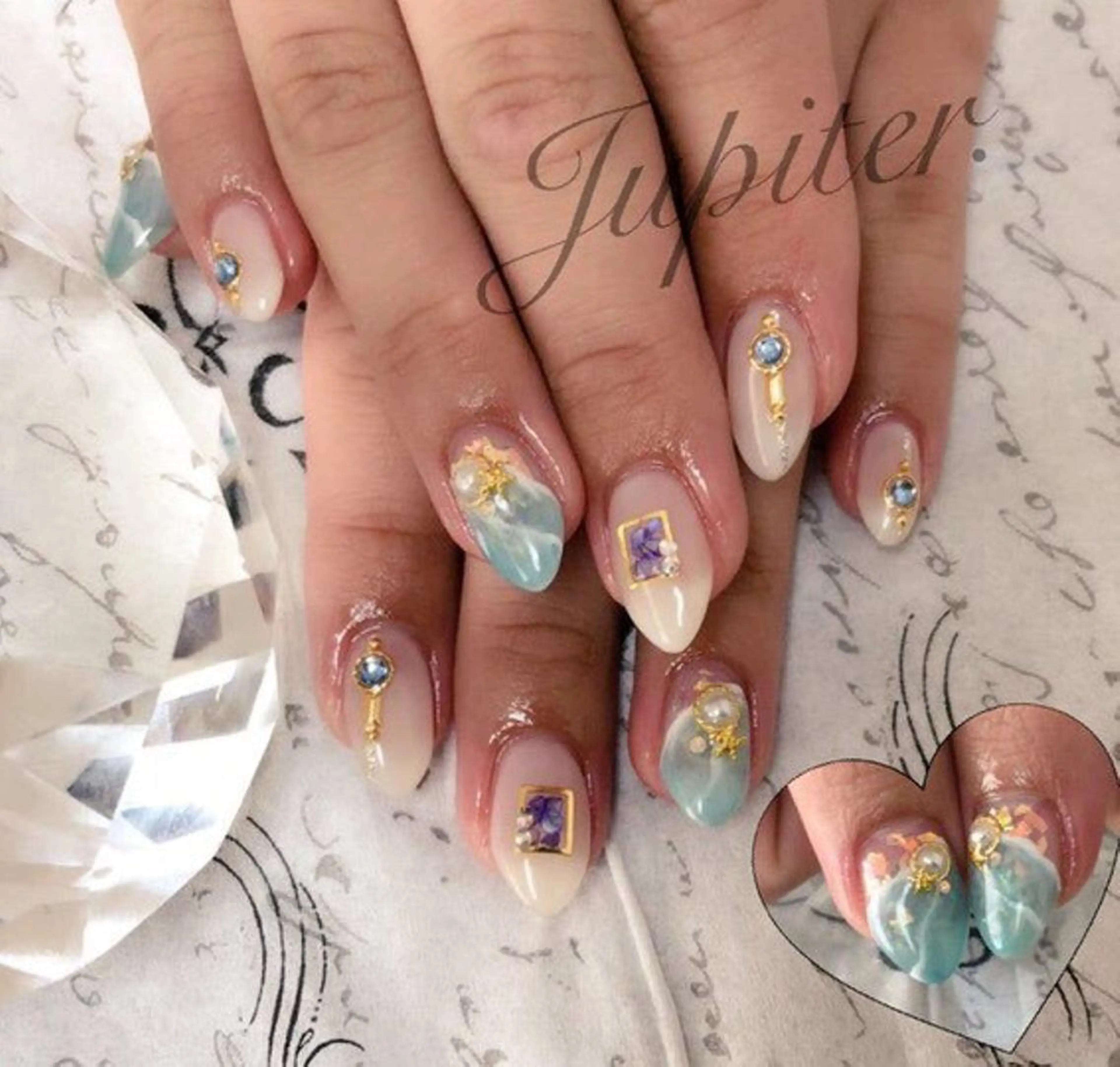 ネイル 夏ネイル PrivateSalon Jupiter所属・Jupiter .のネイルデザイン