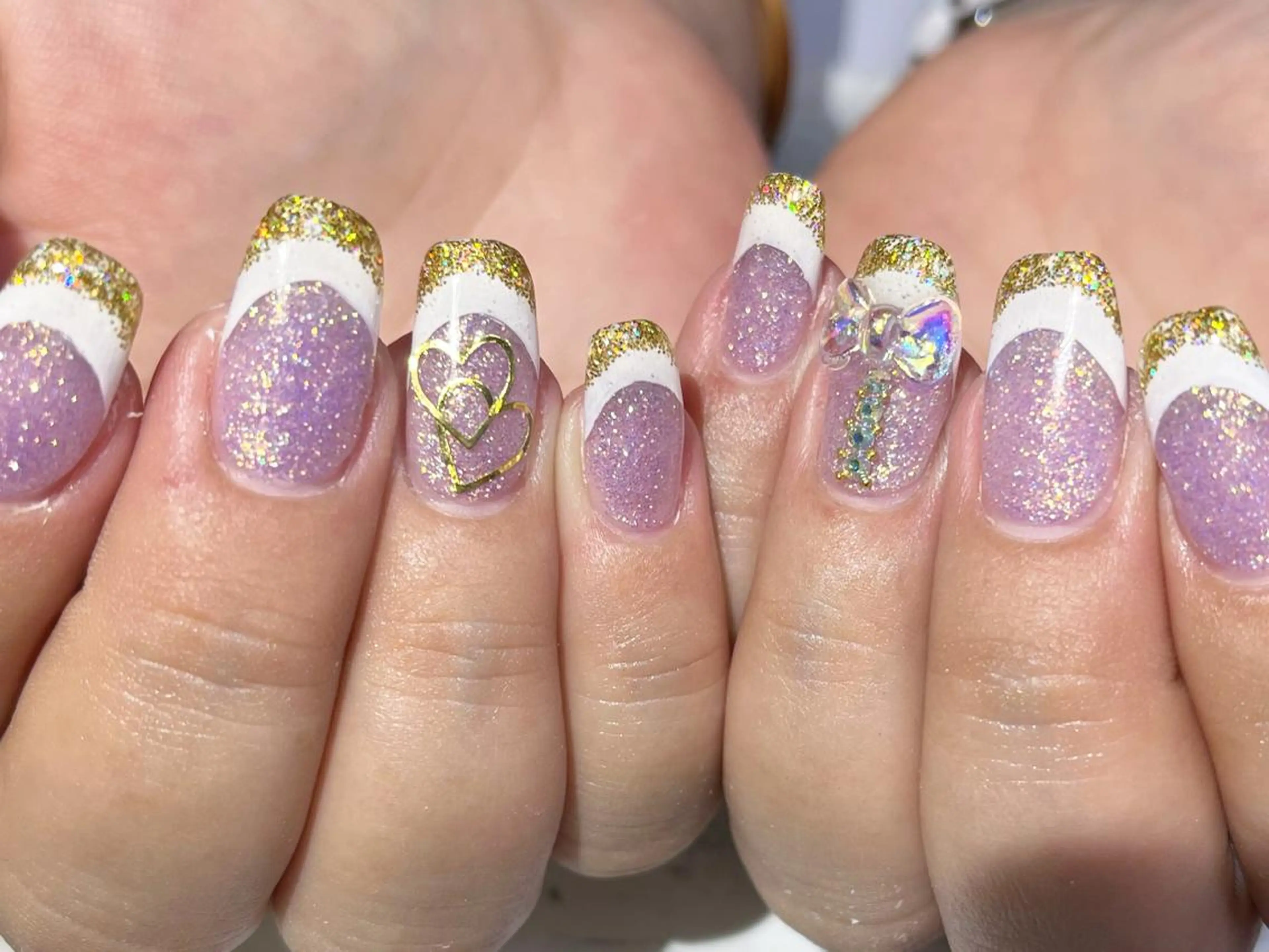ネイル フットネイル フレンチネイル キラキラネイル ニュアンスネイル シンプルネイル nail fufla ♡yamane♡のネイルデザイン