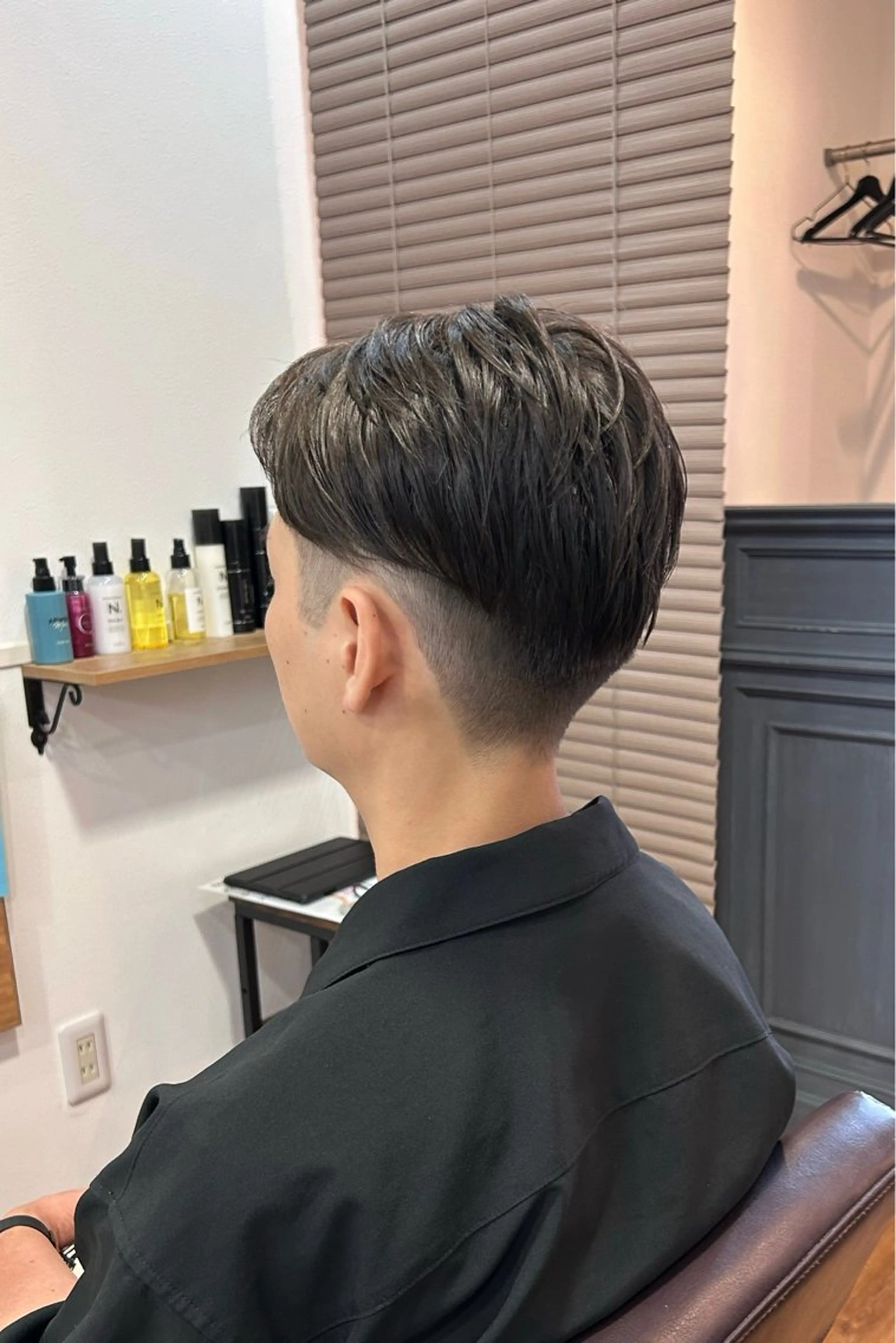 ショート ヘアアレンジ メンズ ビジネス ツーブロック flower所属・原田 歩実のヘアスタイル