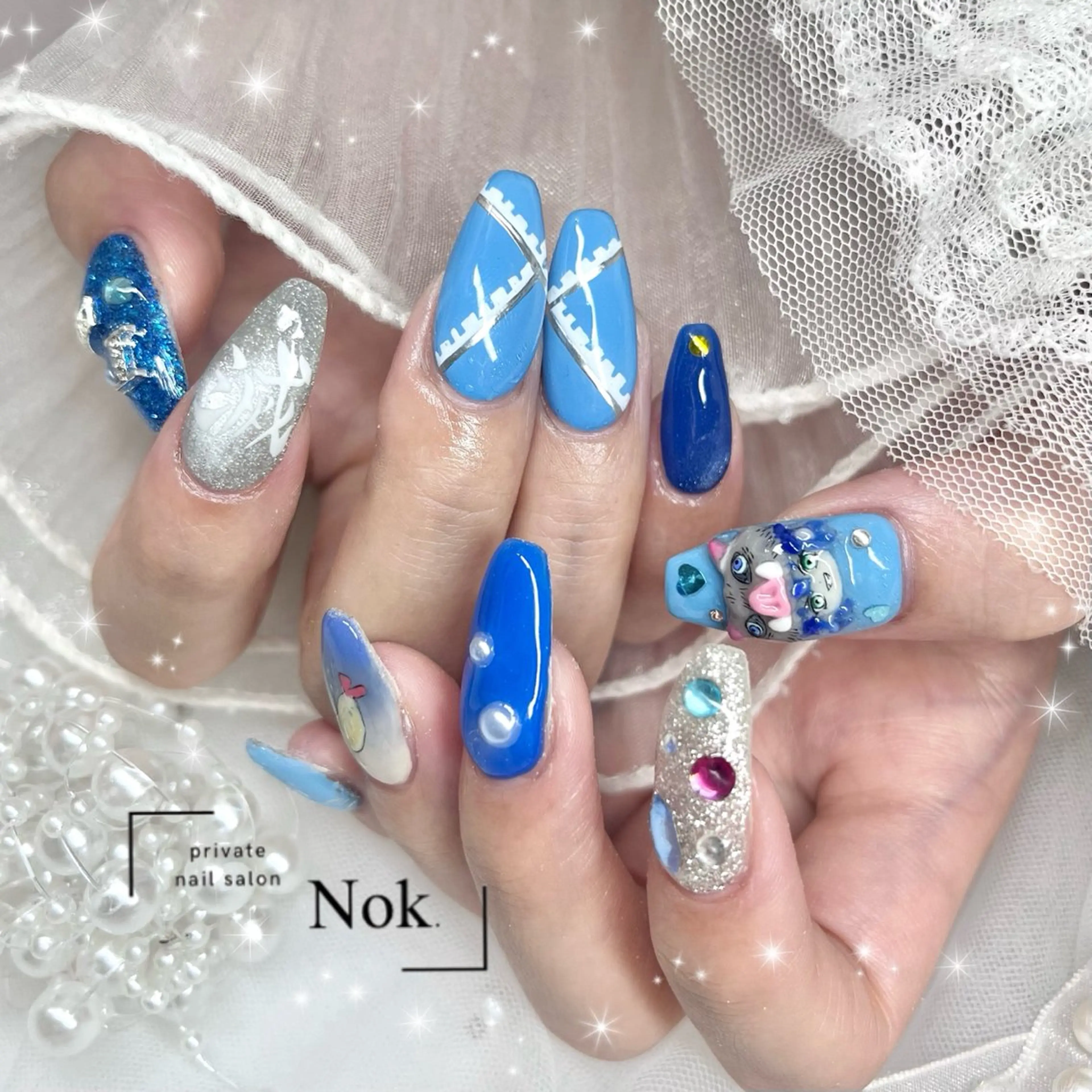 ネイル ハンドネイル 池袋痛ネイル Nok. 渡辺のネイルデザイン