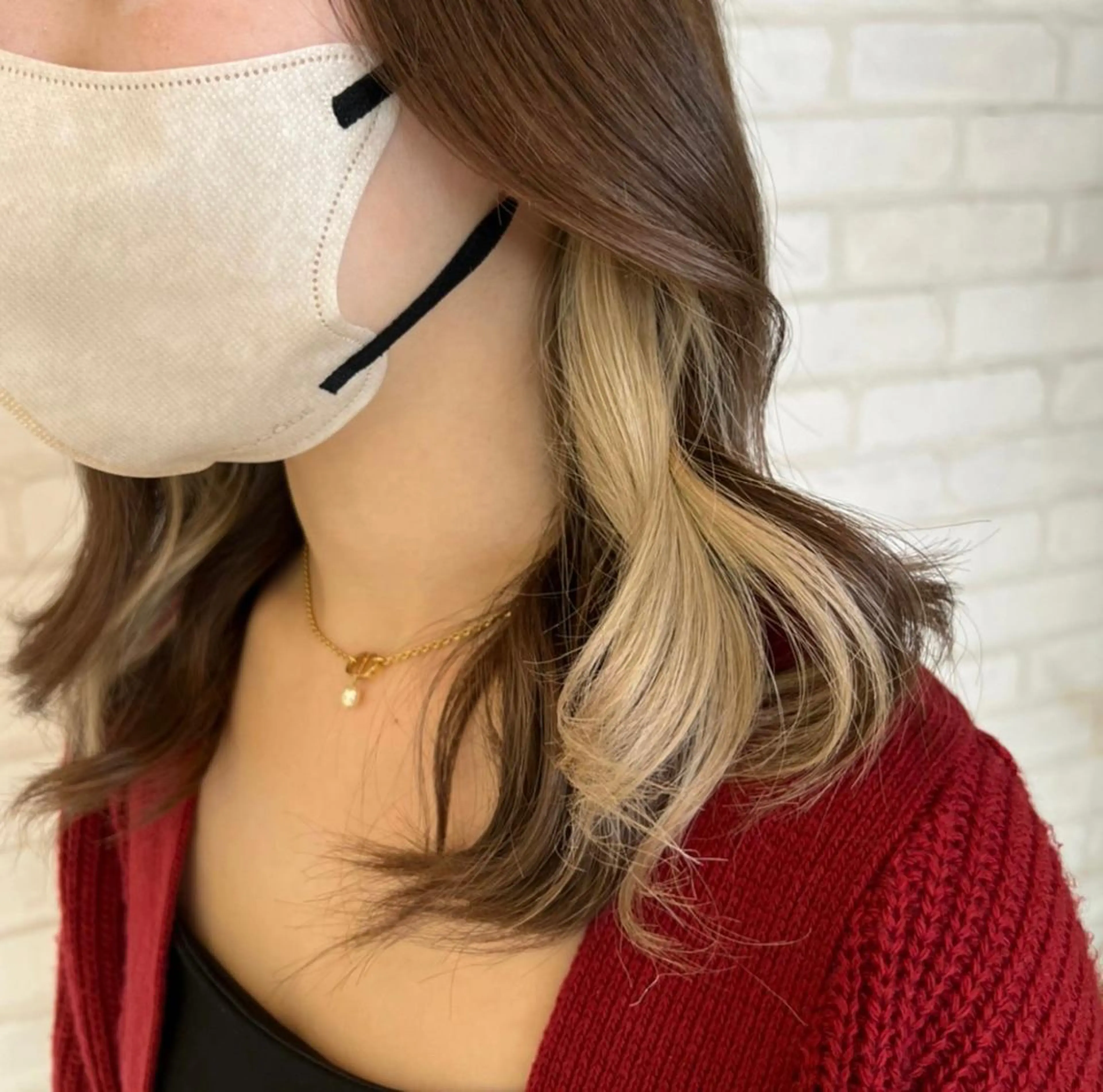 ミディアム カラー イヤリングカラー ULTOWA/銀座 ERIのヘアスタイル