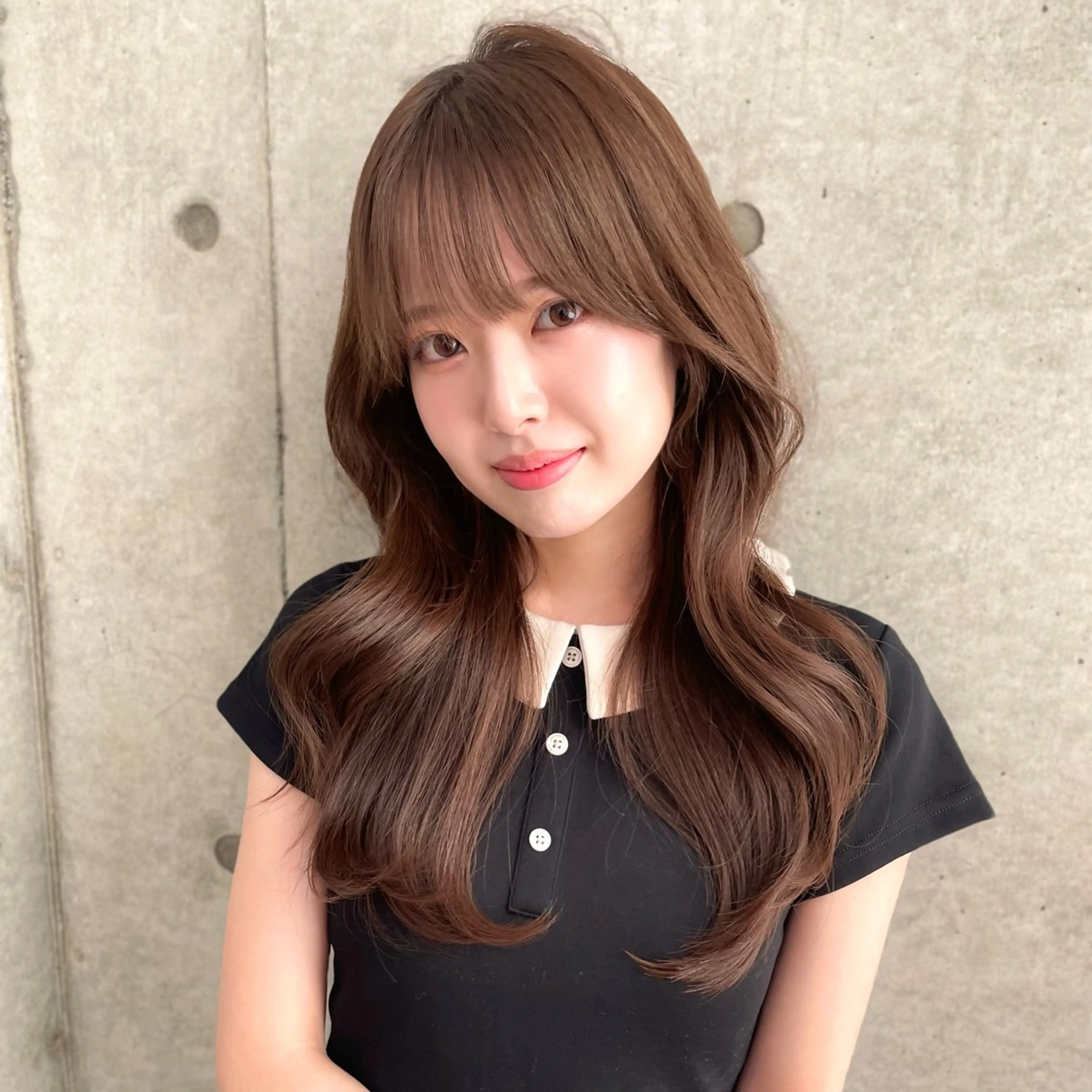 ロング カラー カット ヘアカラー トリートメント 韓国ヘア🇰🇷 レイヤー/芝春樹のヘアスタイル