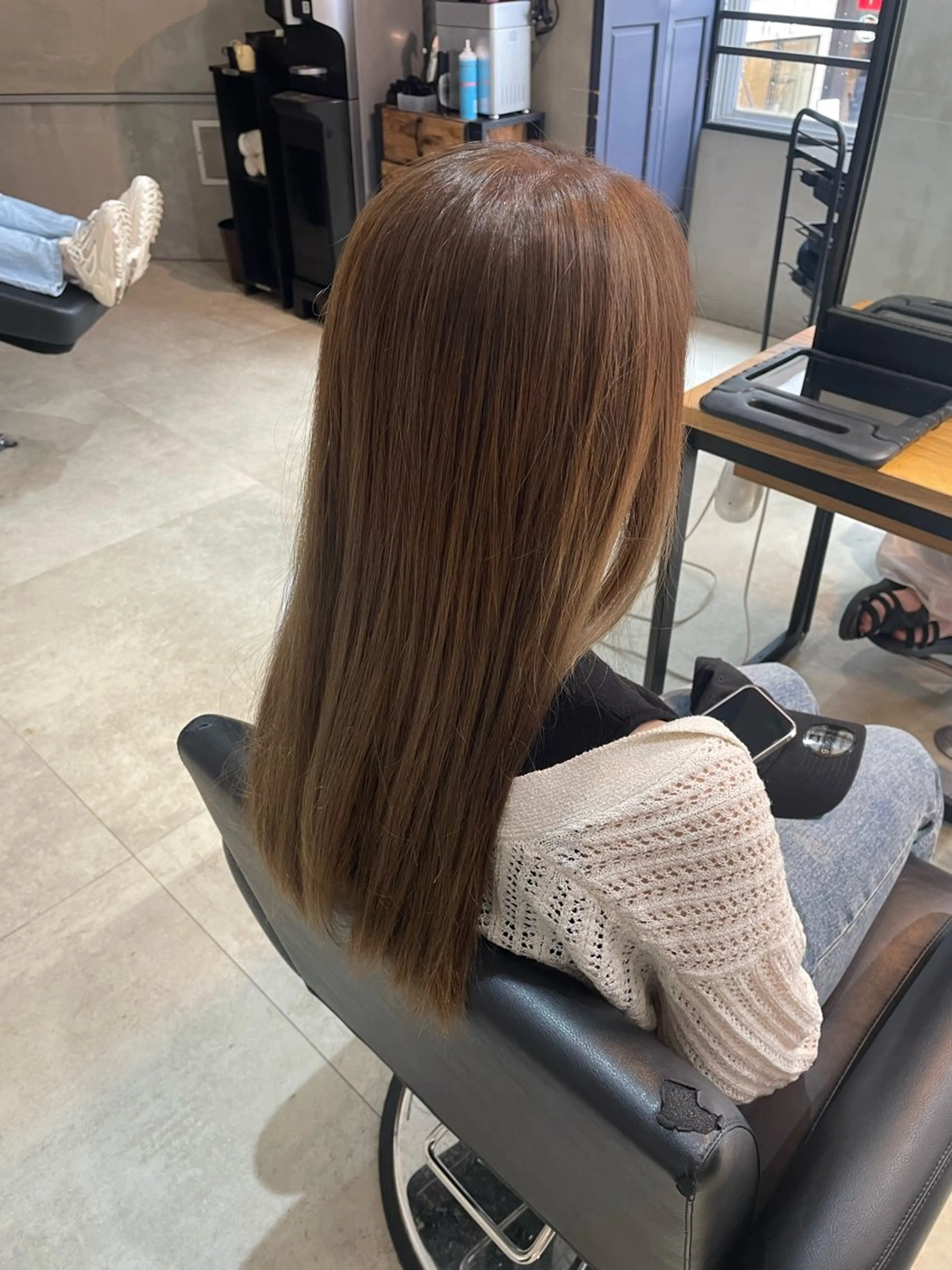 カラー ブリーチ ブラウンカラー ヘアカラー HAYATA/透明感 /派手髪/ケアブリのヘアスタイル