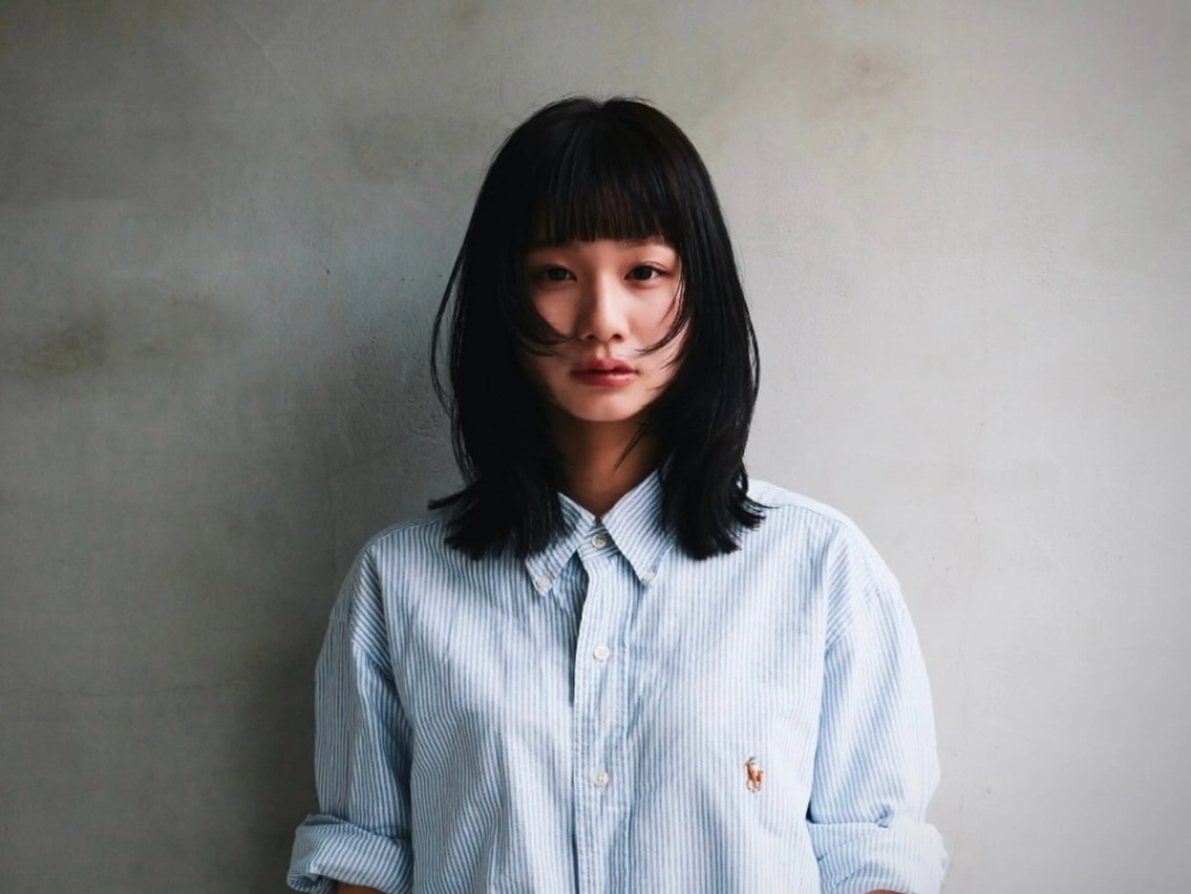 ミディアム カットモデル募集中 大原龍のヘアスタイル