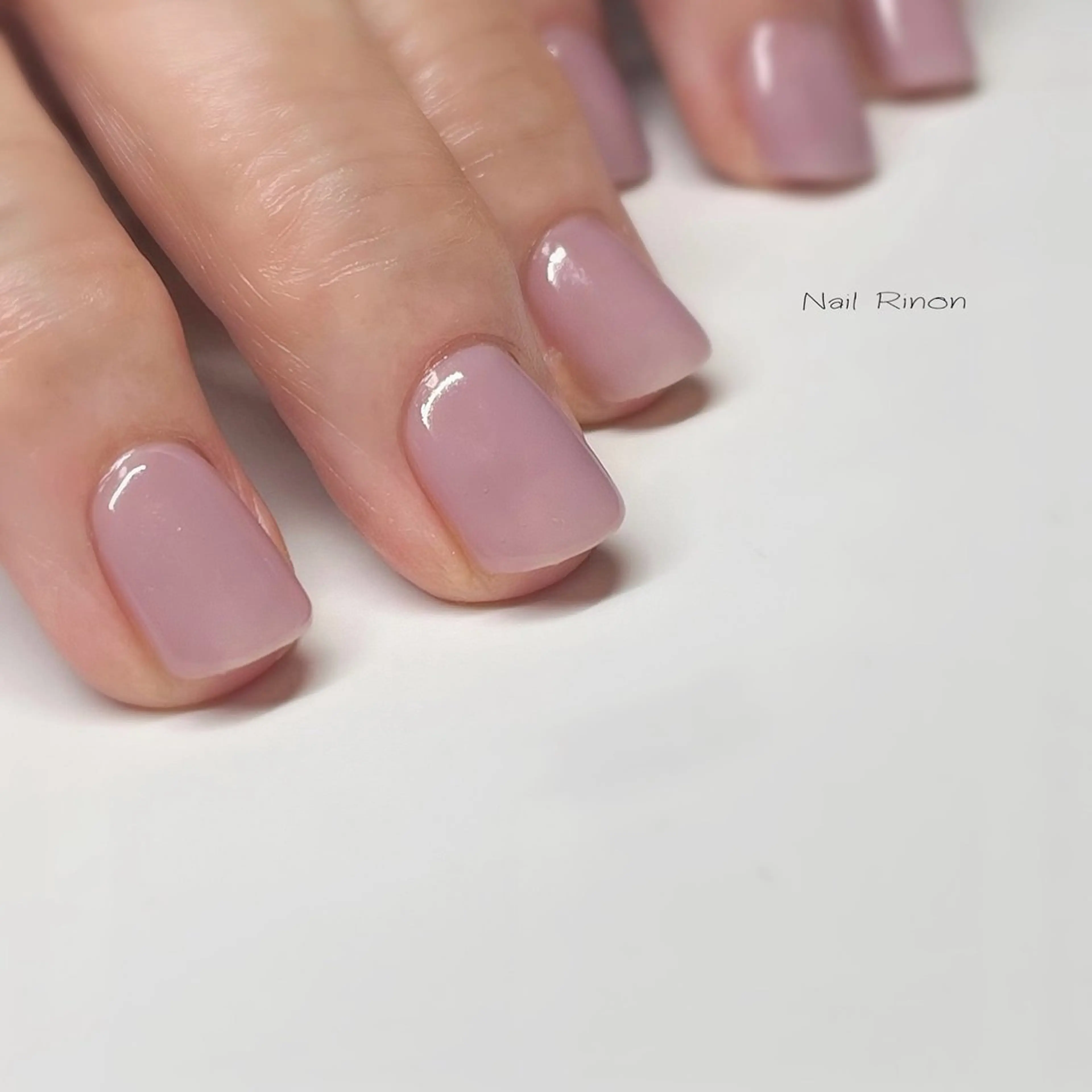 ネイル ワンカラーネイル ハンドネイル Nail Rinonのネイルデザイン