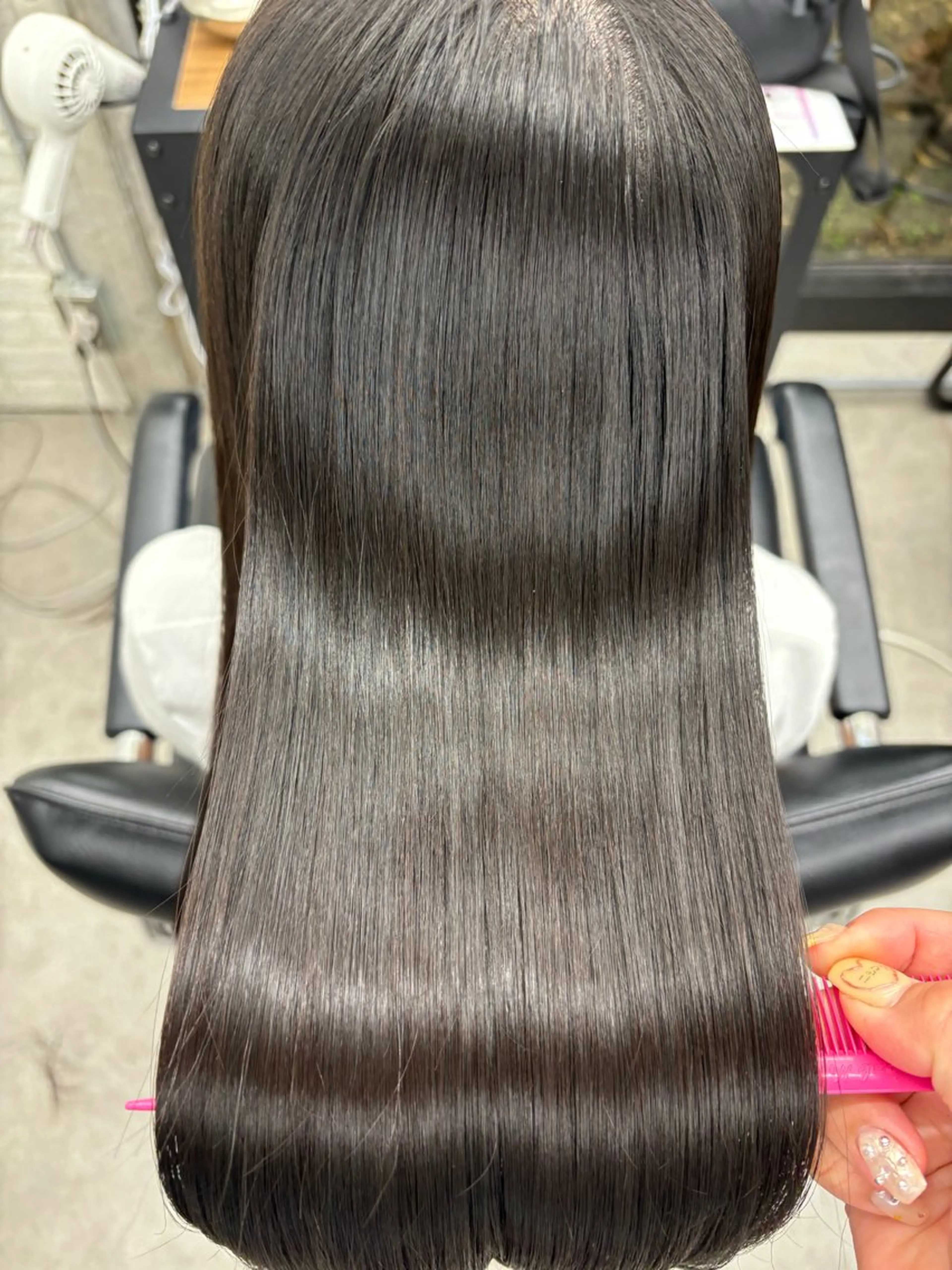 ロング 髪質改善 縮毛矯正 トリートメント カット 縮毛矯正 トリートメント すぐ巻ける縮毛矯正 🍀勝倉　麗のヘアスタイル