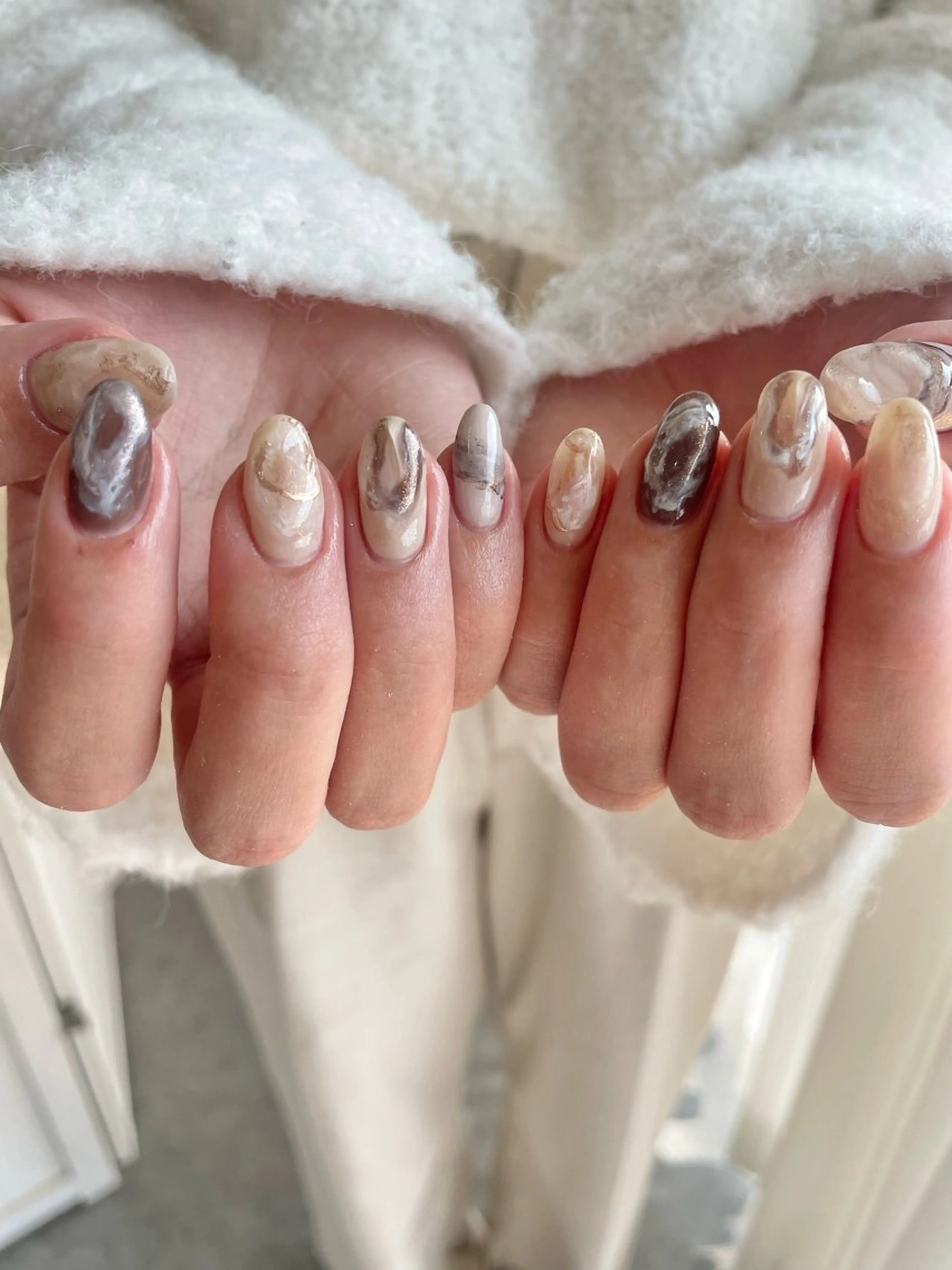 ネイル ニュアンスネイル 【 Lea's 】 kaedeのネイルデザイン