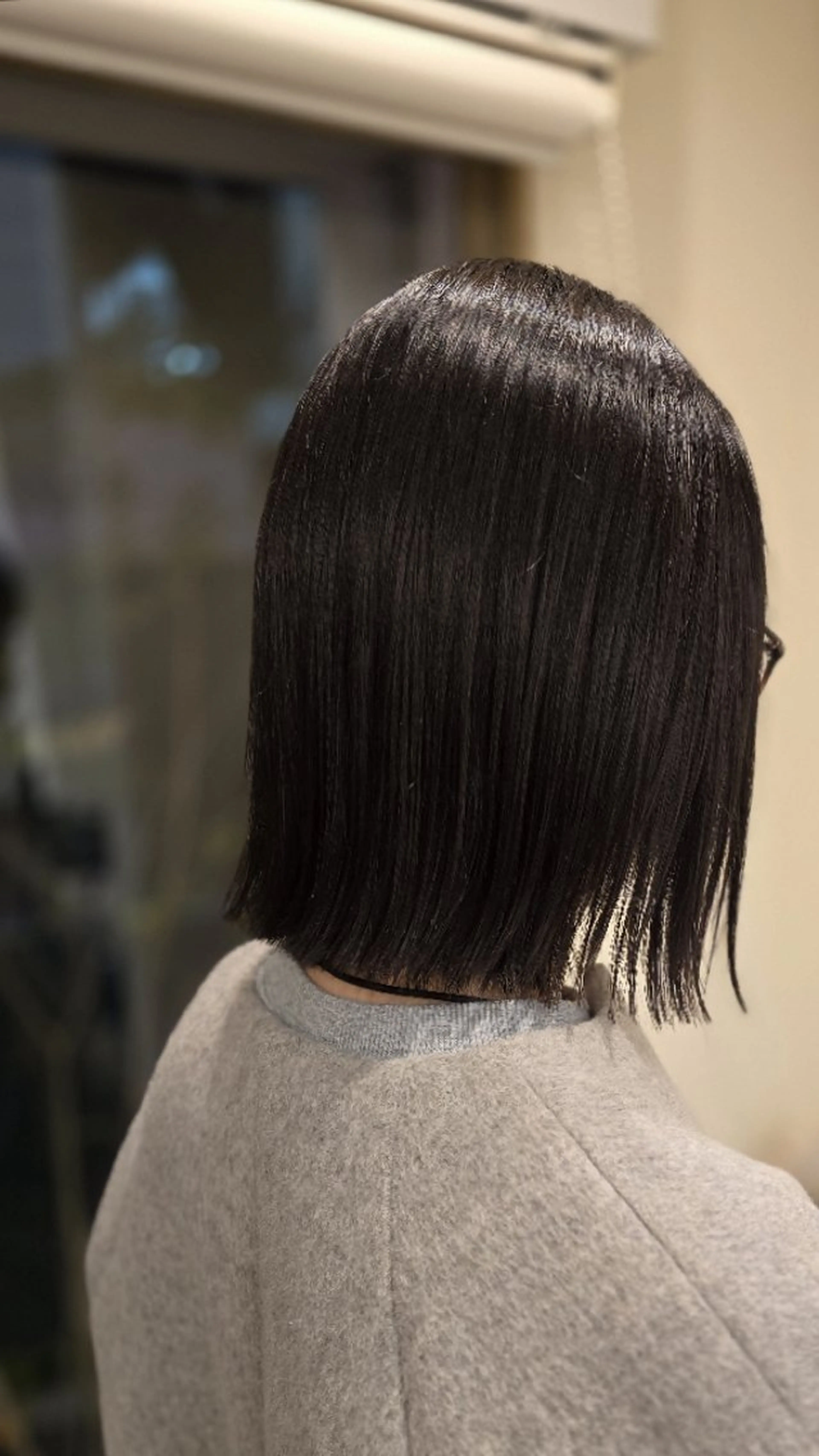 ミディアム 切りっぱなしボブ ボブ CREA板橋/ 高橋諒一のヘアスタイル