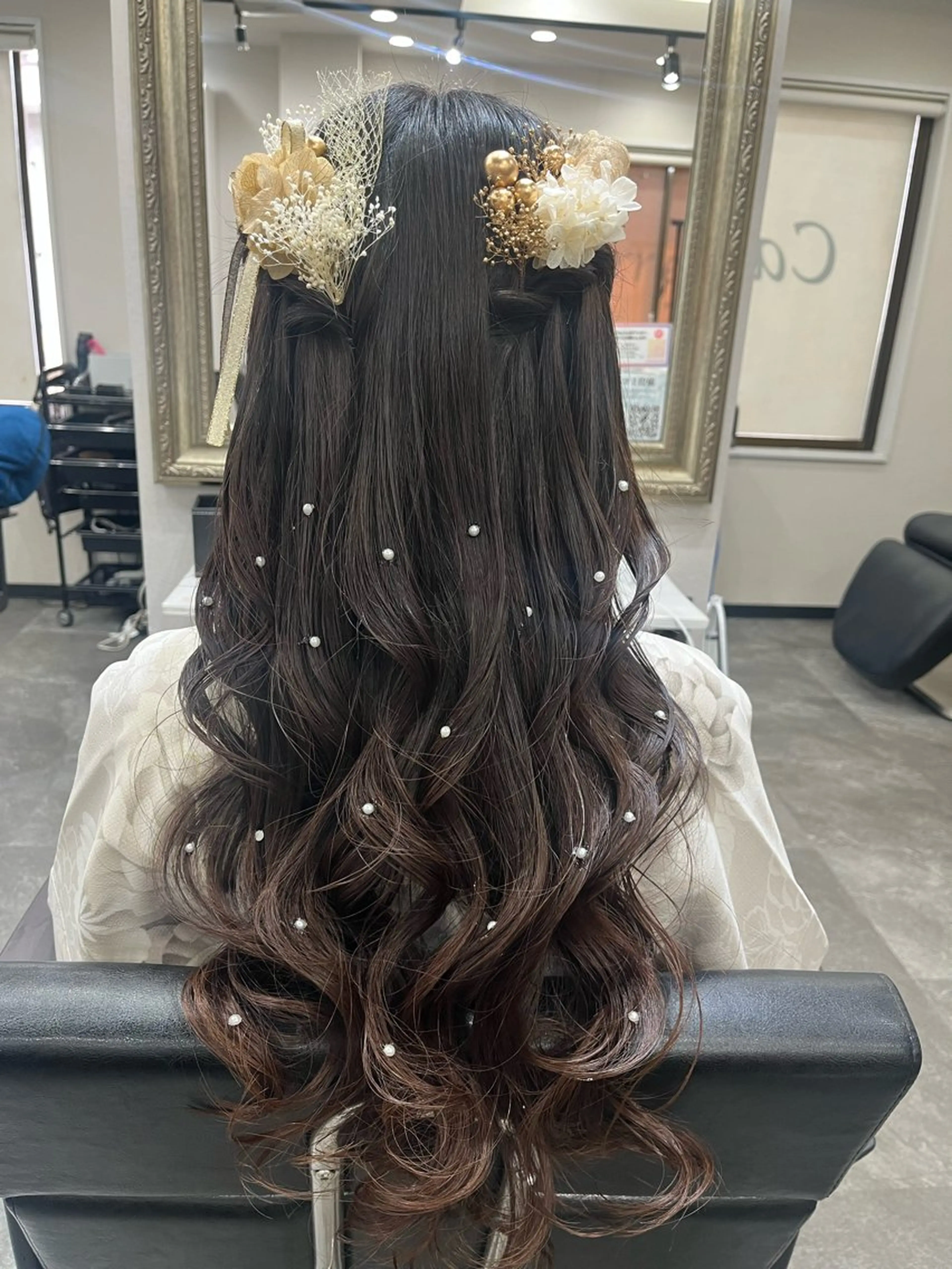 ロング ヘアアレンジ 籾木 美優のヘアスタイル