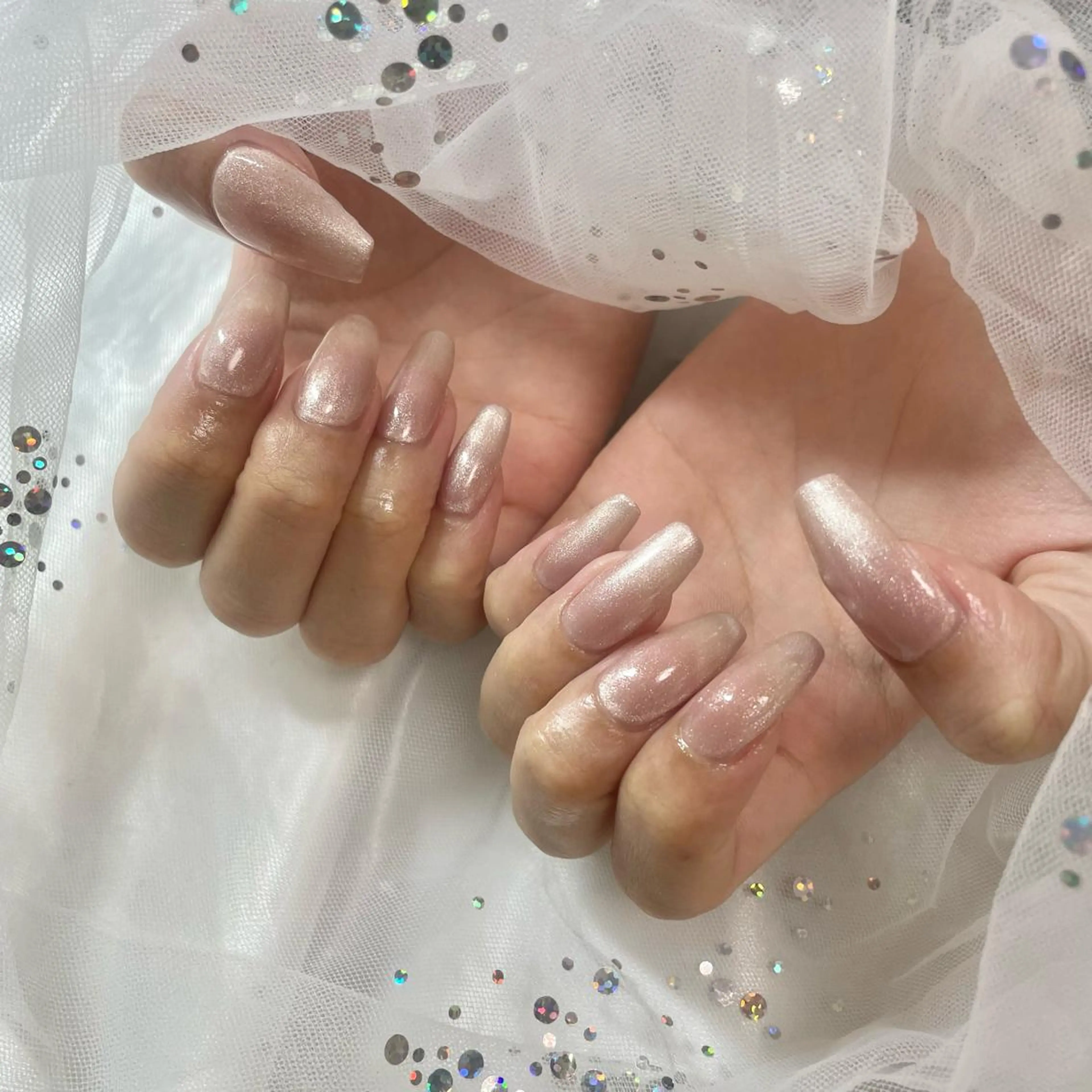 ネイル キラキラネイル マグネットネイル ハンドネイル フットネイル 🎀AYAKO 🎀中韓ネイルのネイルデザイン