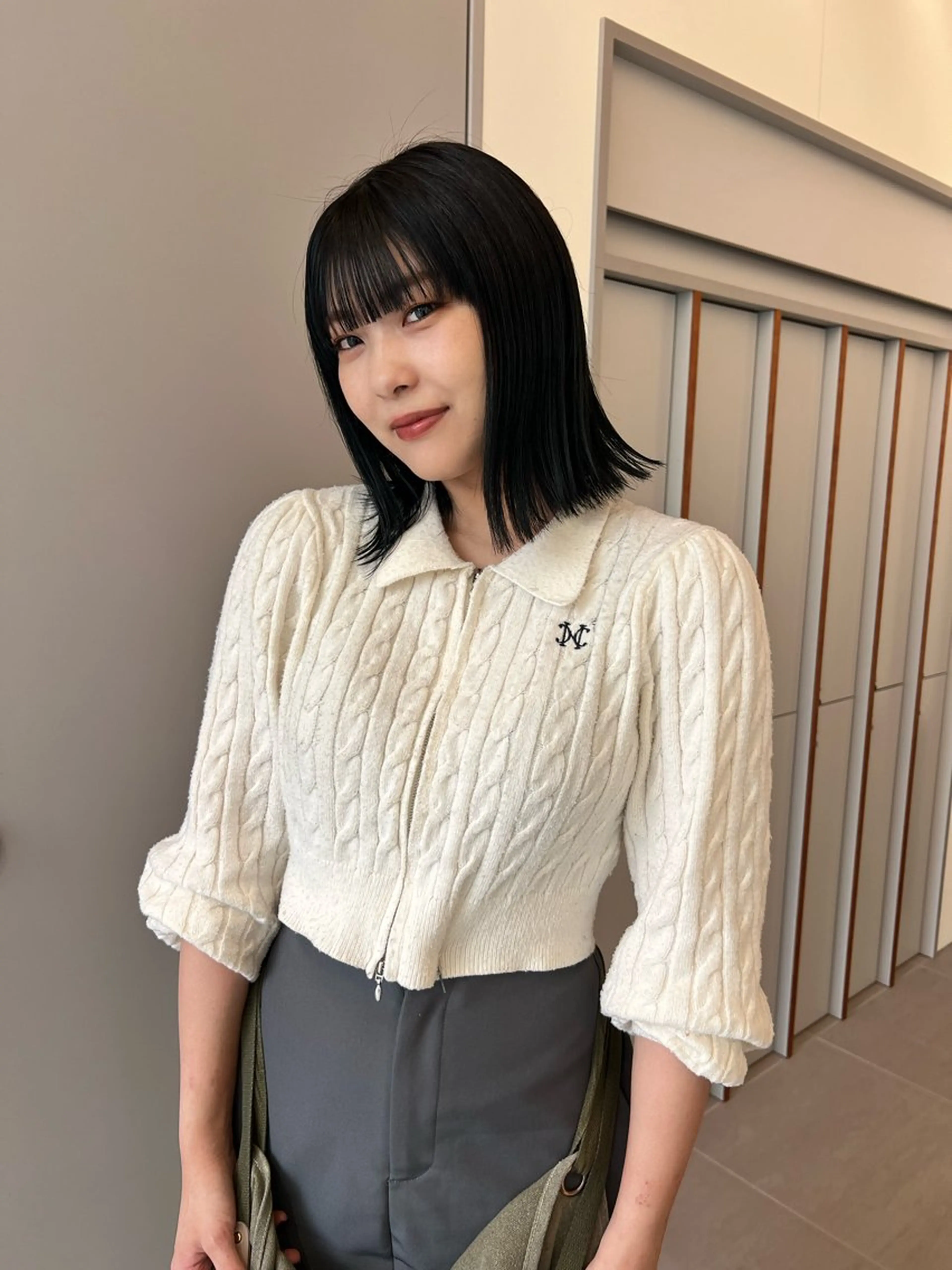 ショート カラー 顔まわりカット/透け カラー/Memi🎀のヘアスタイル
