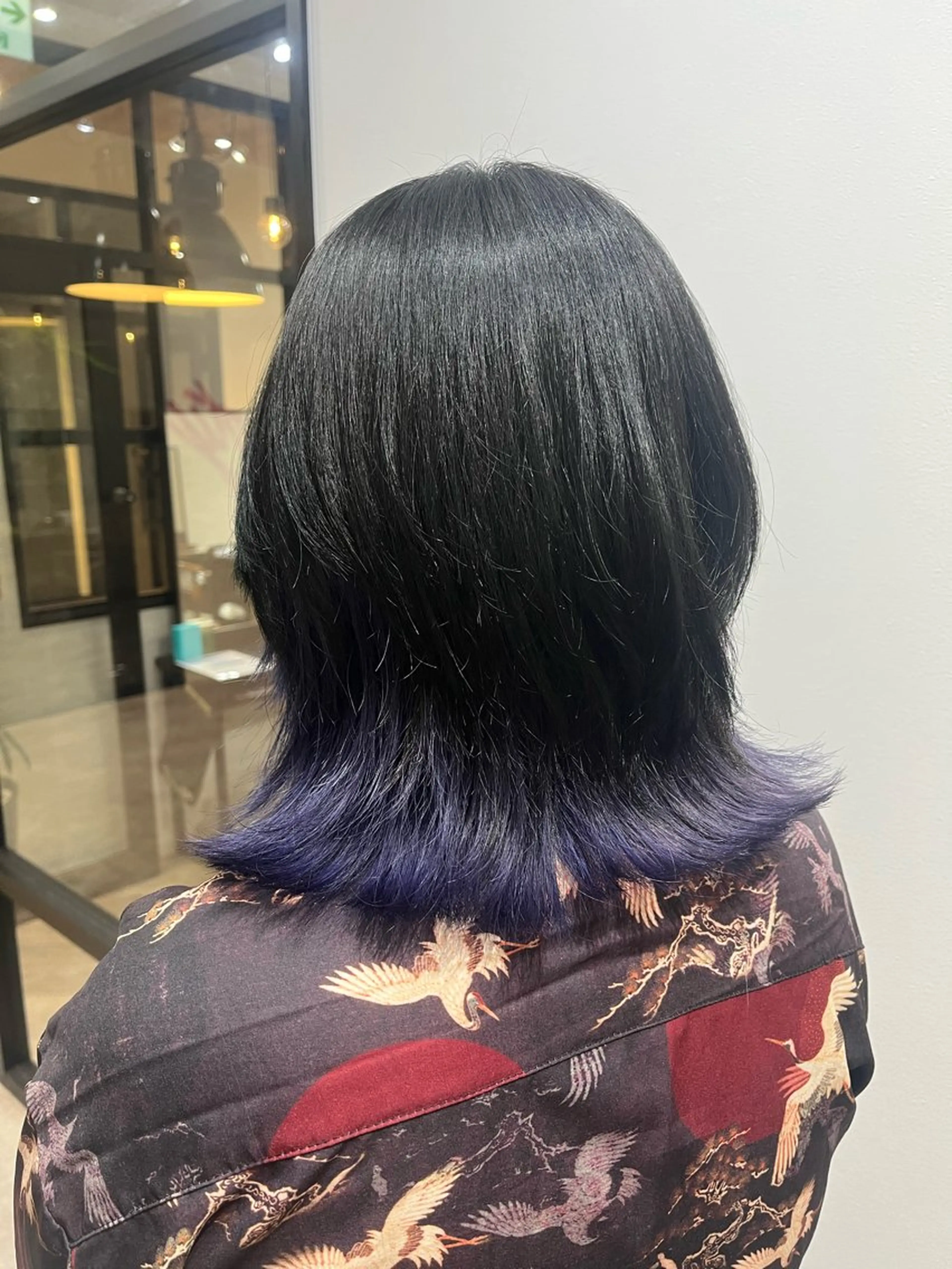 ミディアム カラー 艶カラー推し！ なかはらあかりのヘアスタイル