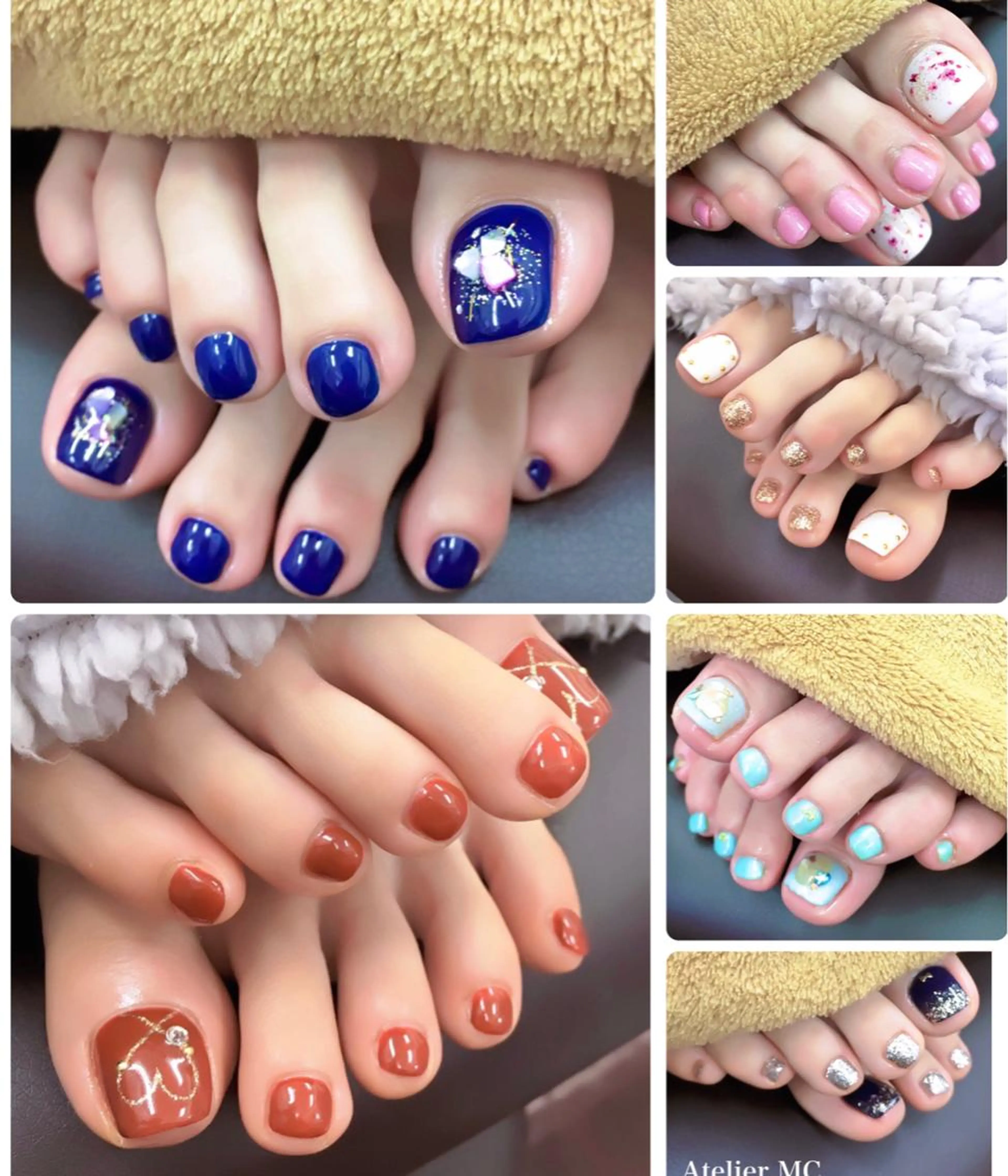 👣フット👣❣️親指アート❣️👣の写真