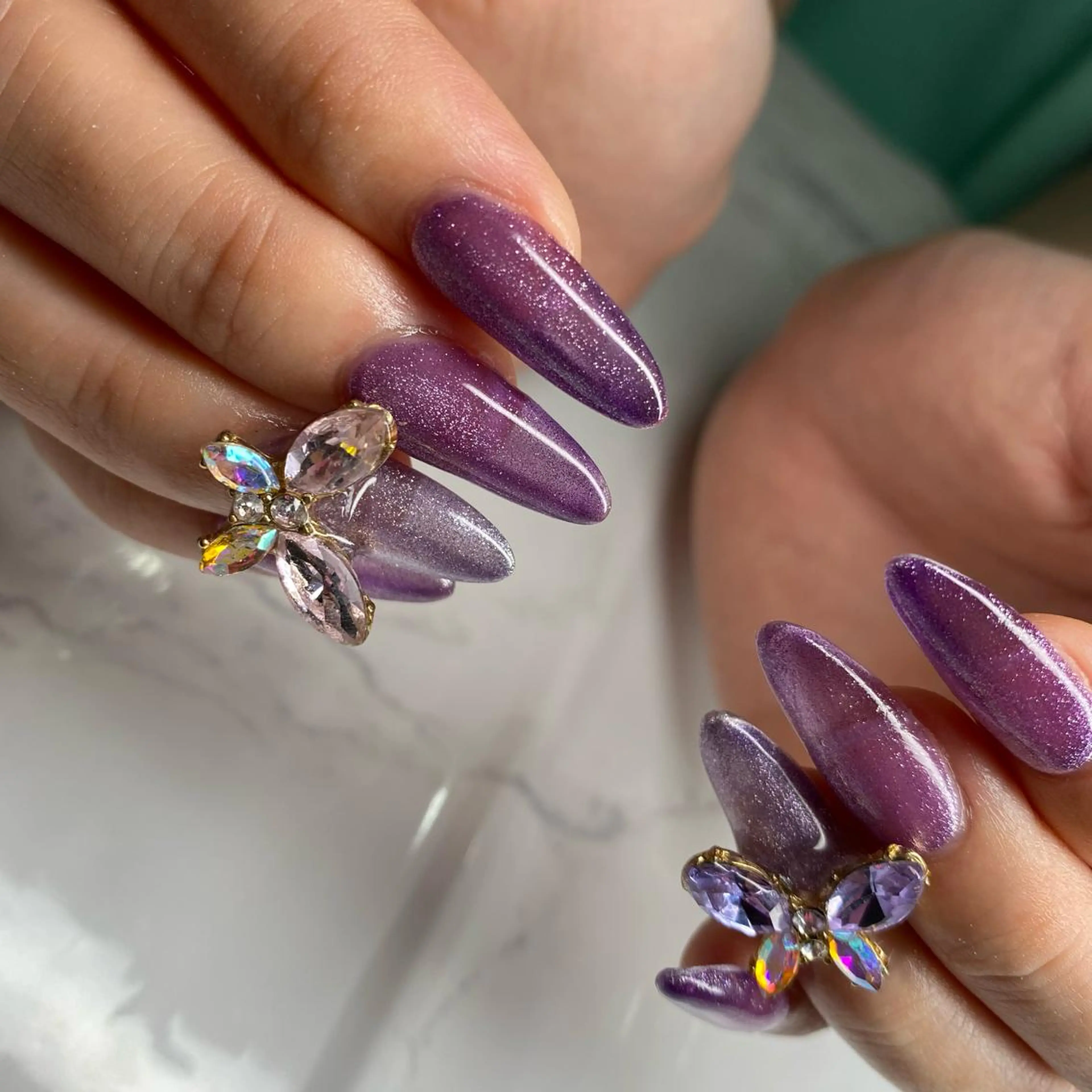 セミロング ネイル nail salon azuのネイルデザイン