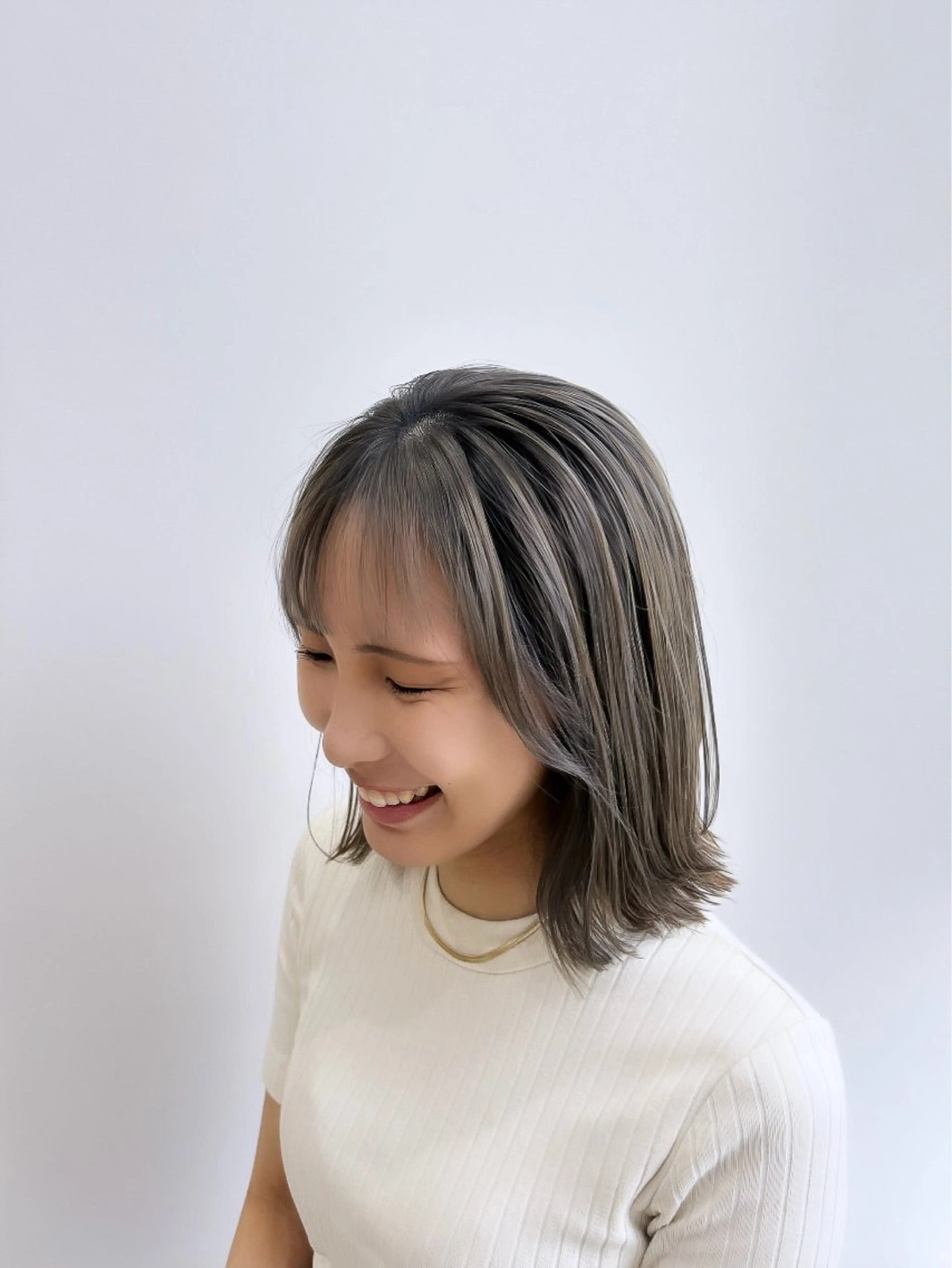 ミディアム カット ヘアカラー メンズ特化美容師👾 チカのヘアスタイル