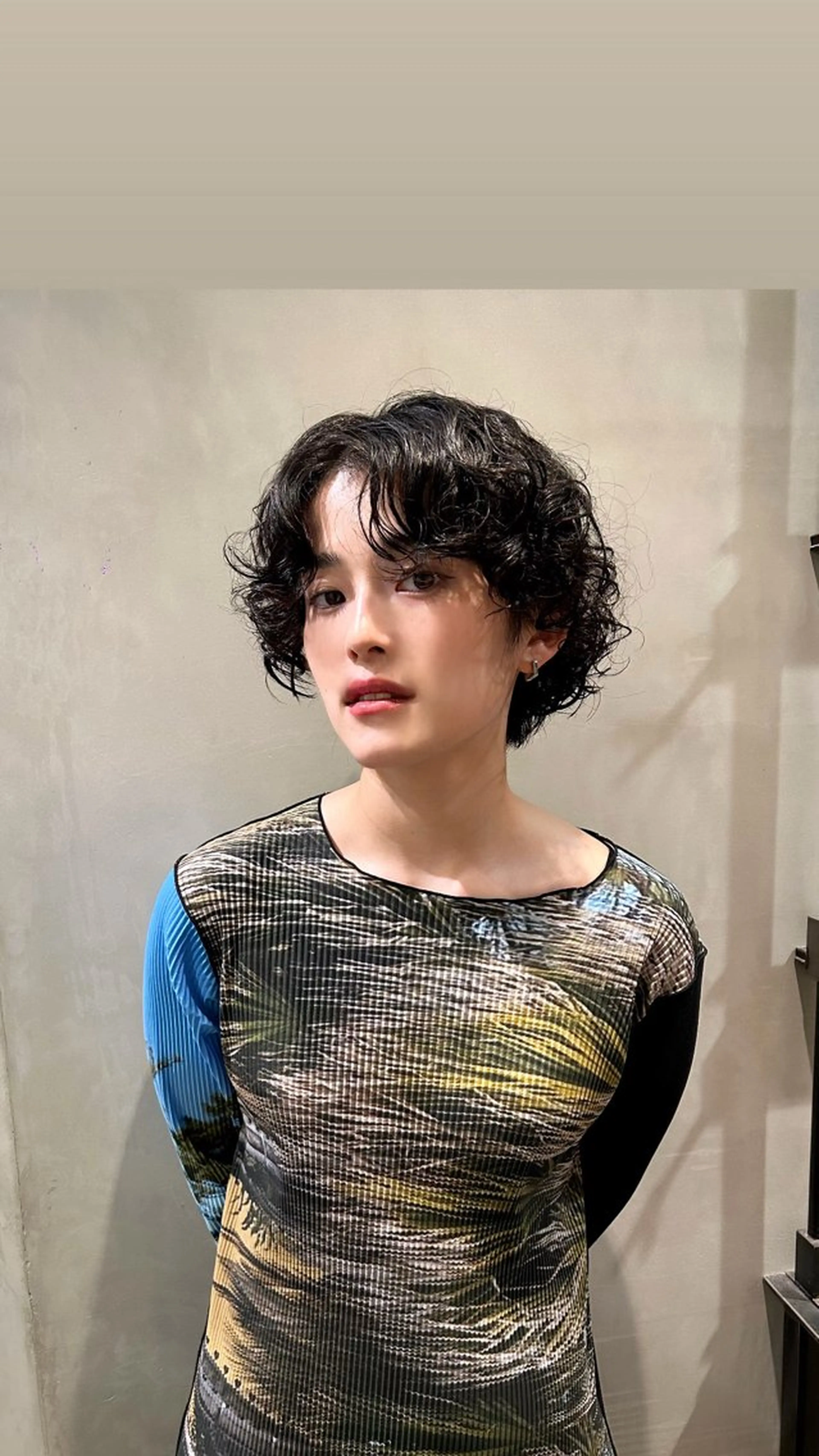 ショート パーマ カット パーマ タナカ カナ🫧のヘアスタイル